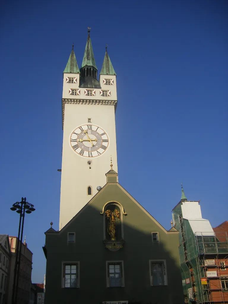 Photo showing: Straubing, gotischer Stadtturm