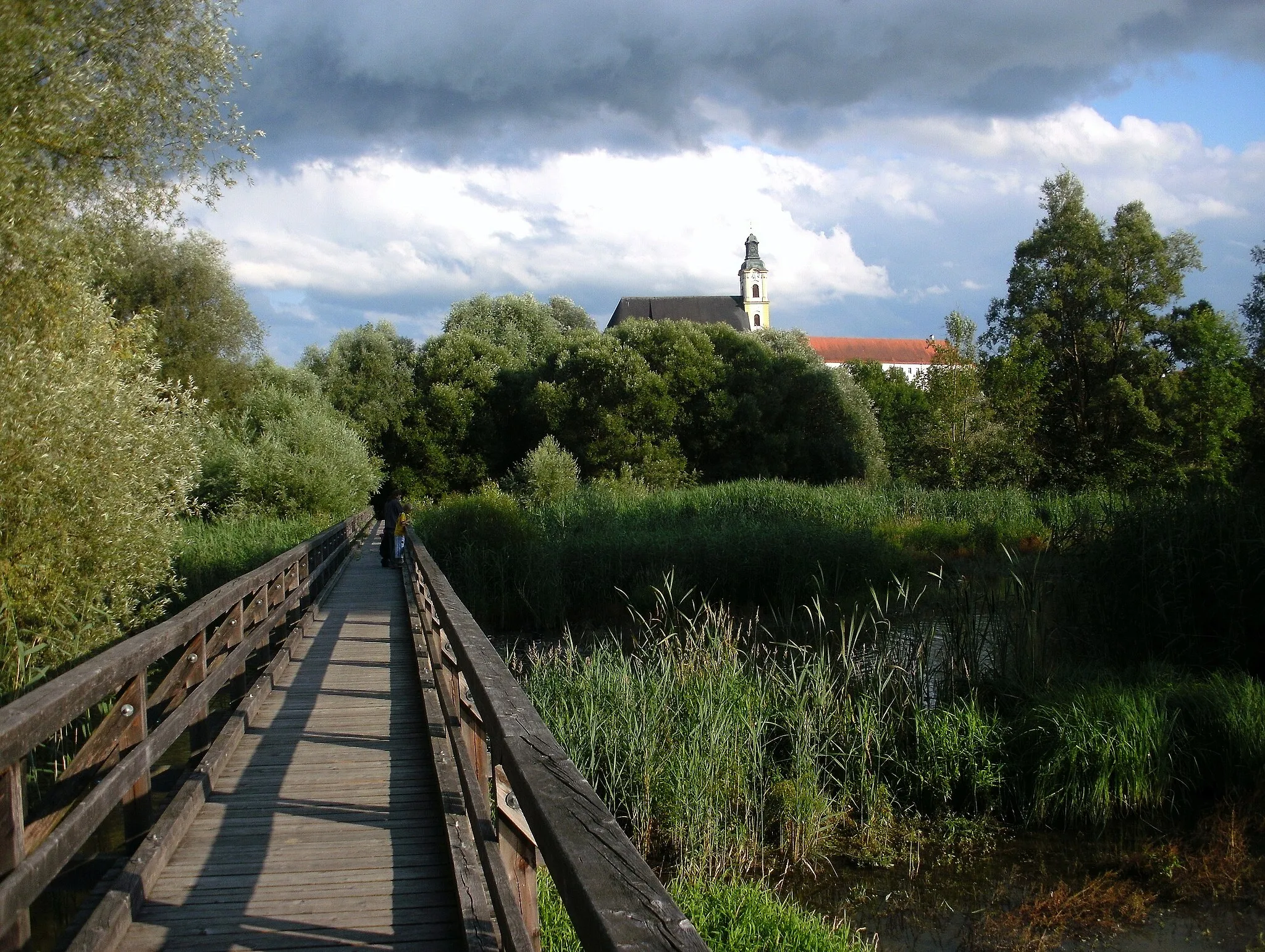 Photo showing: Inn River in Reichersberg