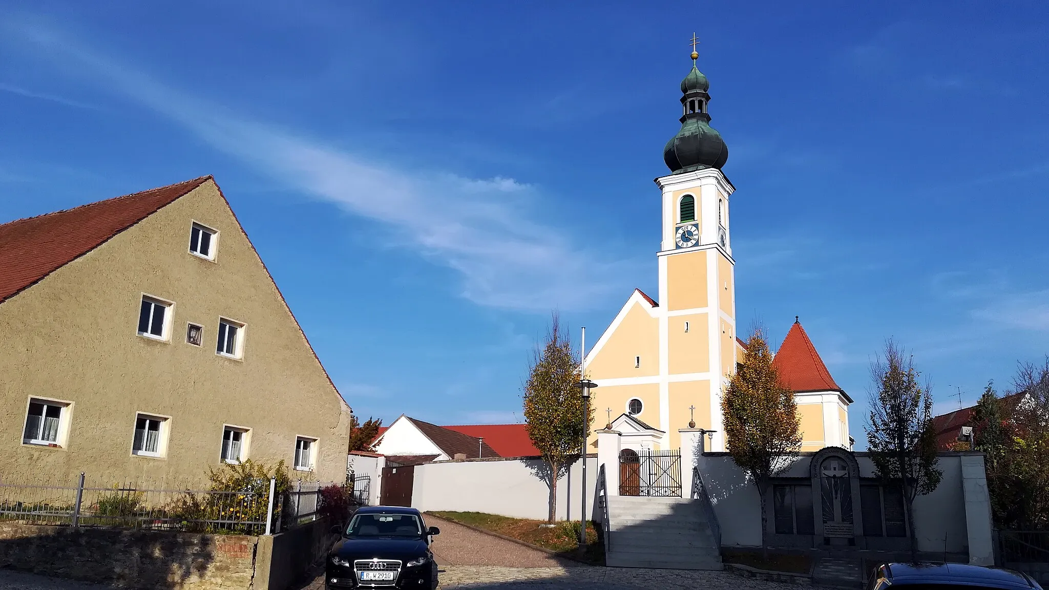 Photo showing: Kath. Pfarrkirche St. Nikolaus von Myra in Thalmassing.