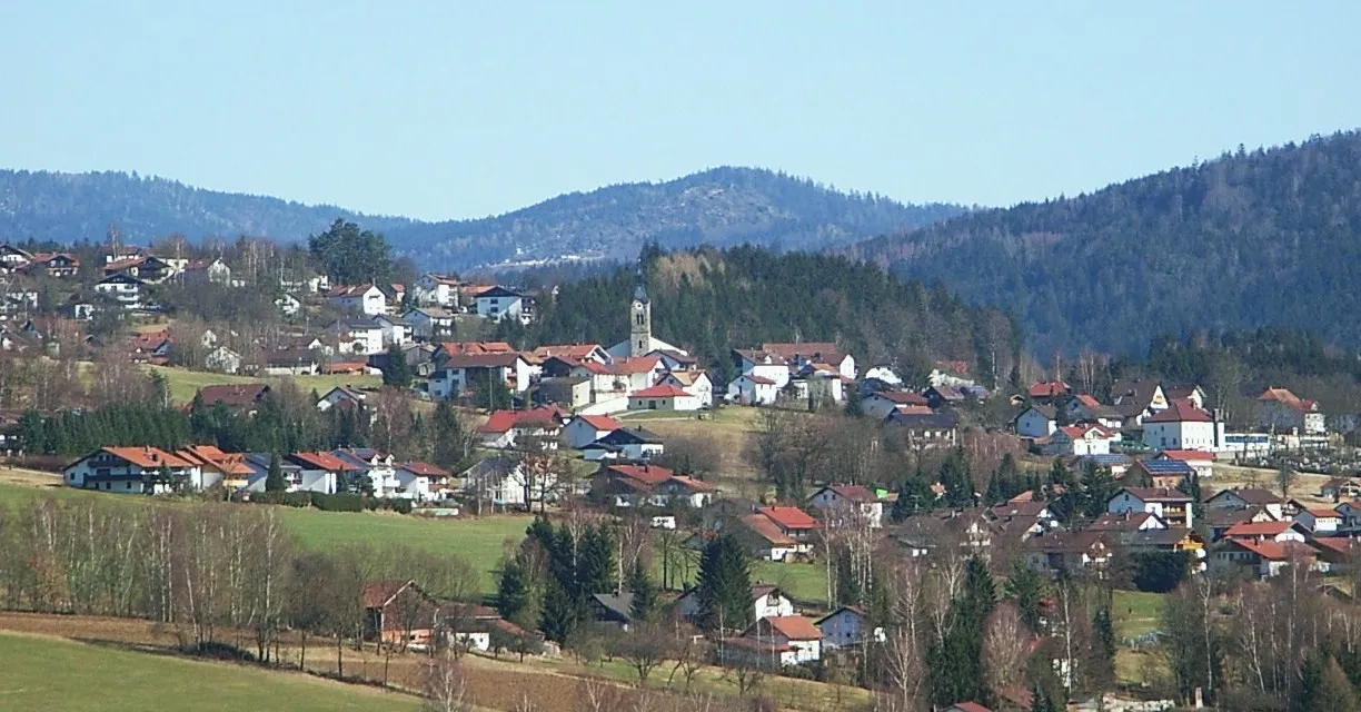 Photo showing: General view of Böbrach from west.