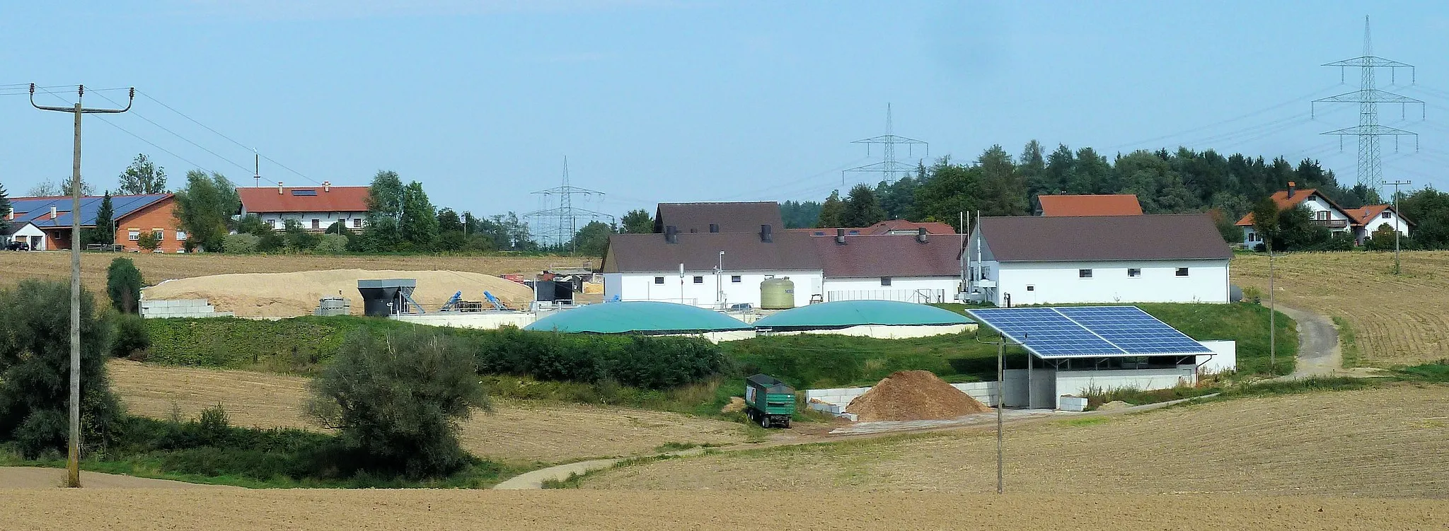 Photo showing: Adlkofen - Biogasanlage im Ortsteil Santing