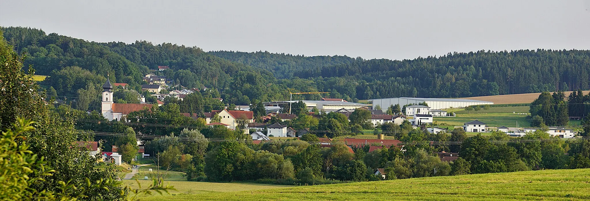 Photo showing: Blick auf Roßbach.
