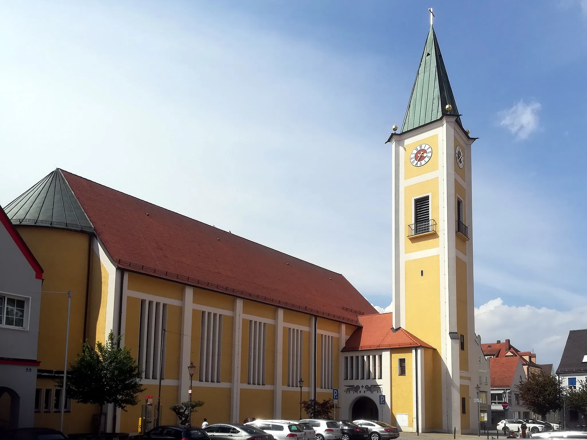 Photo showing: Kath. Stadtpfarrkirche "Zu Unserer Lieben Frau" in Mainburg