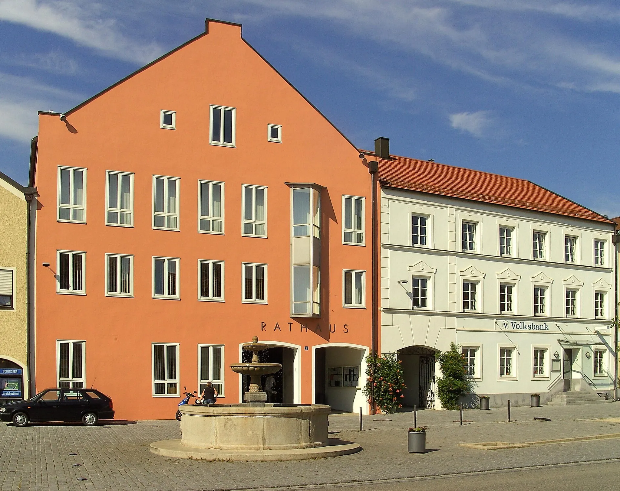 Photo showing: Das Rathaus von Aidenbach.