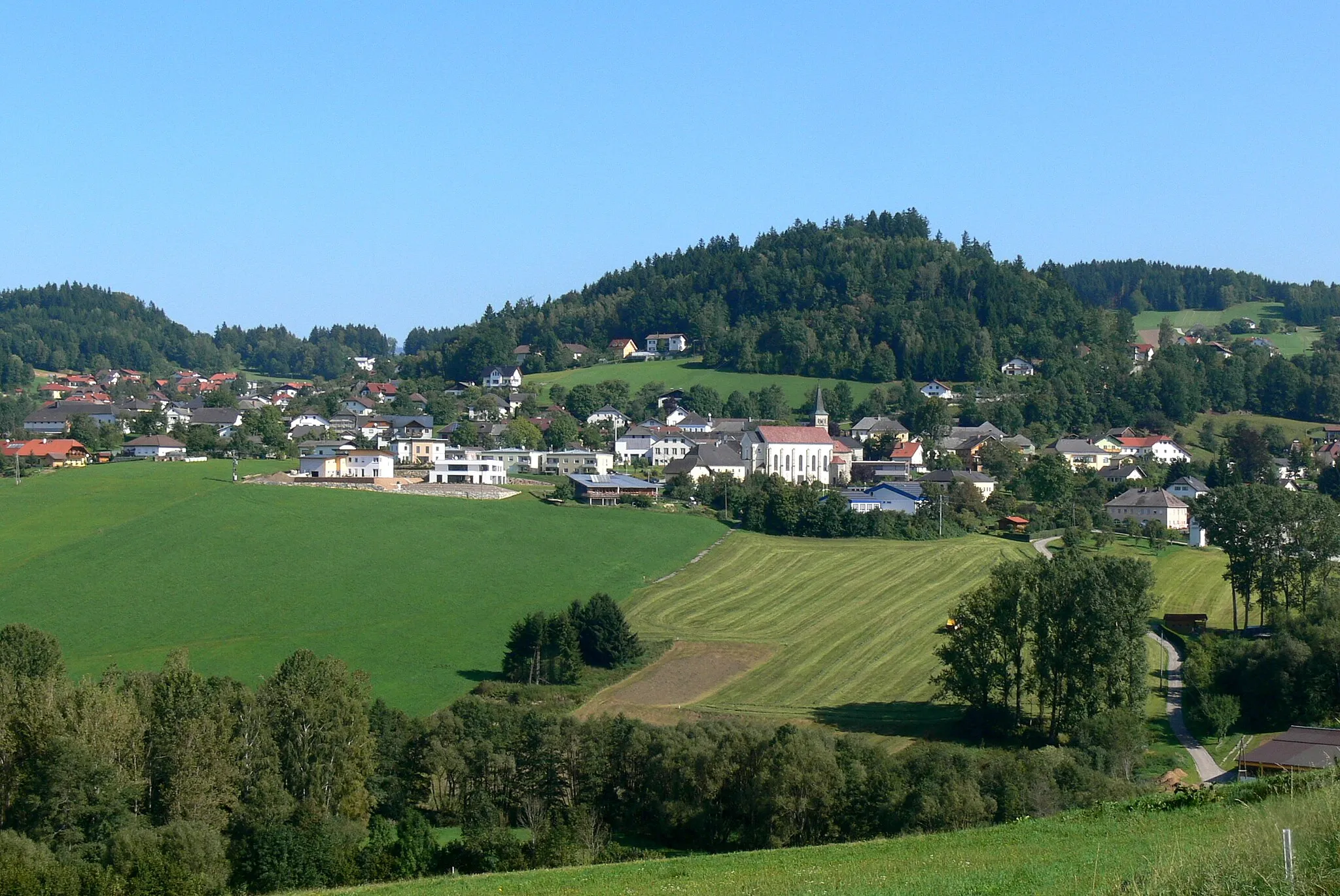 Photo showing: Julbach ( Upper Austria ). View of town.