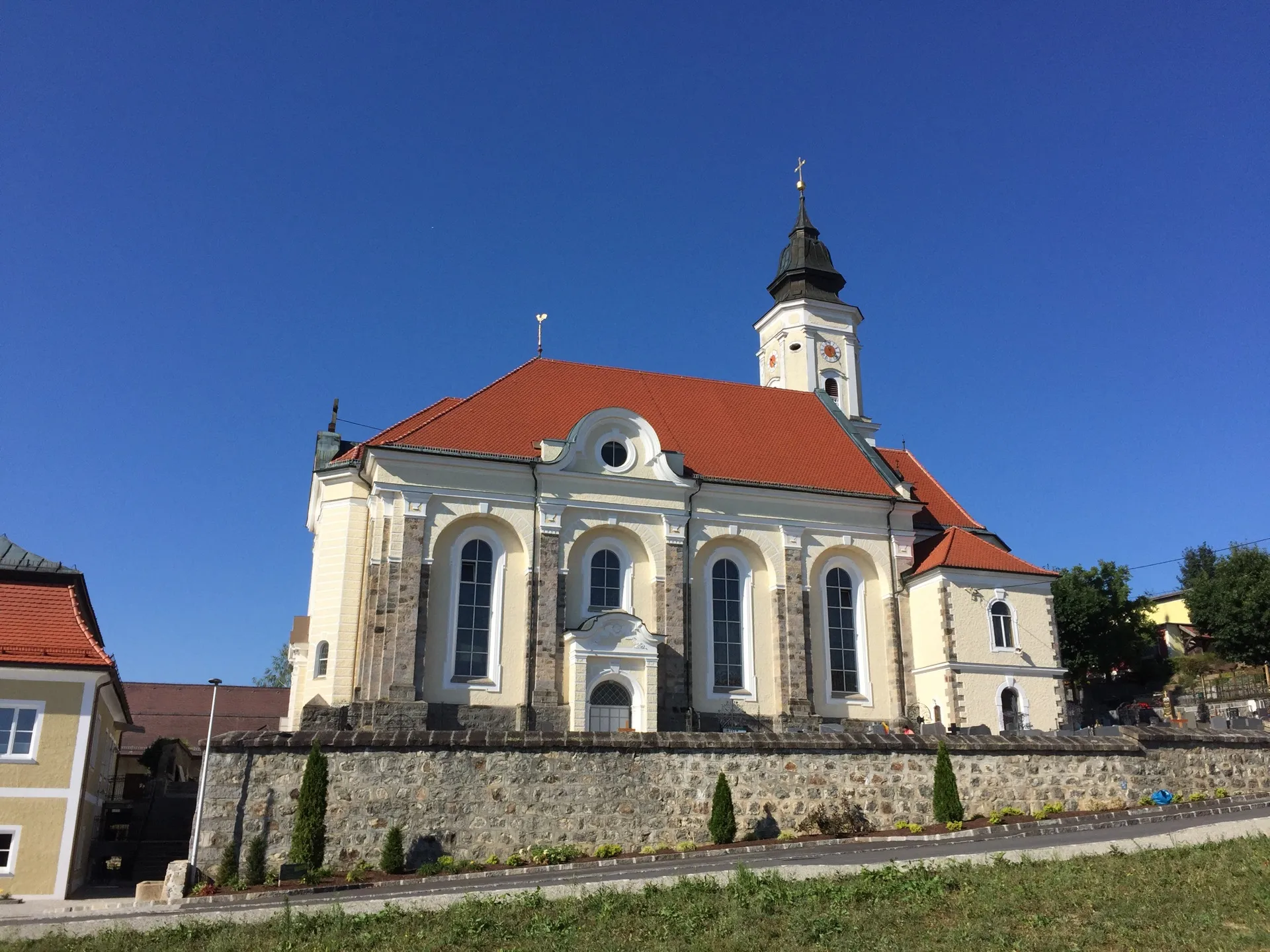 Photo showing: Kath. Pfarrkirche hll. Johannes d. T. und Johannes Evangelist