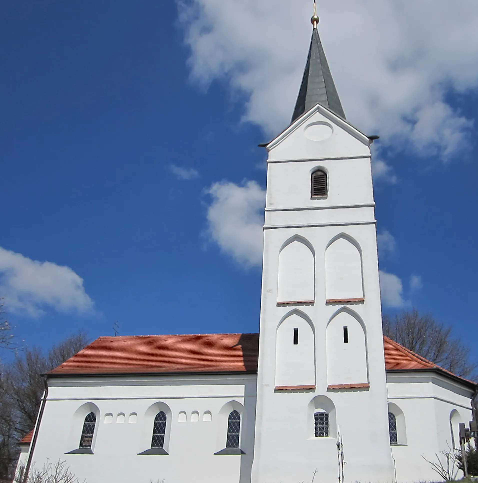 Photo showing: Foto der Kirche St. Paul in Bruckberg.