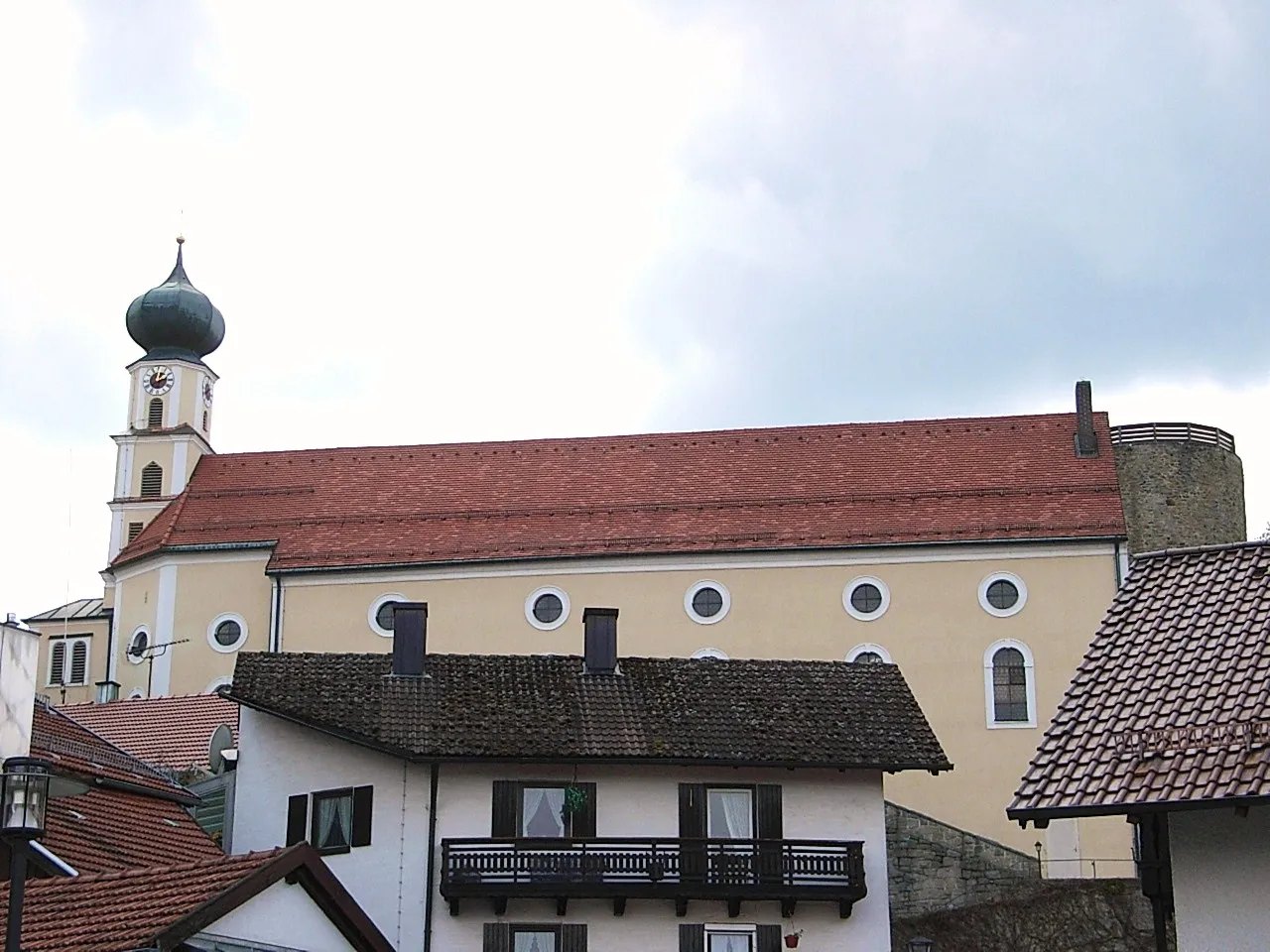 Photo showing: Pfarrkirche Hl. Dreifaltigkeit in Kollnburg