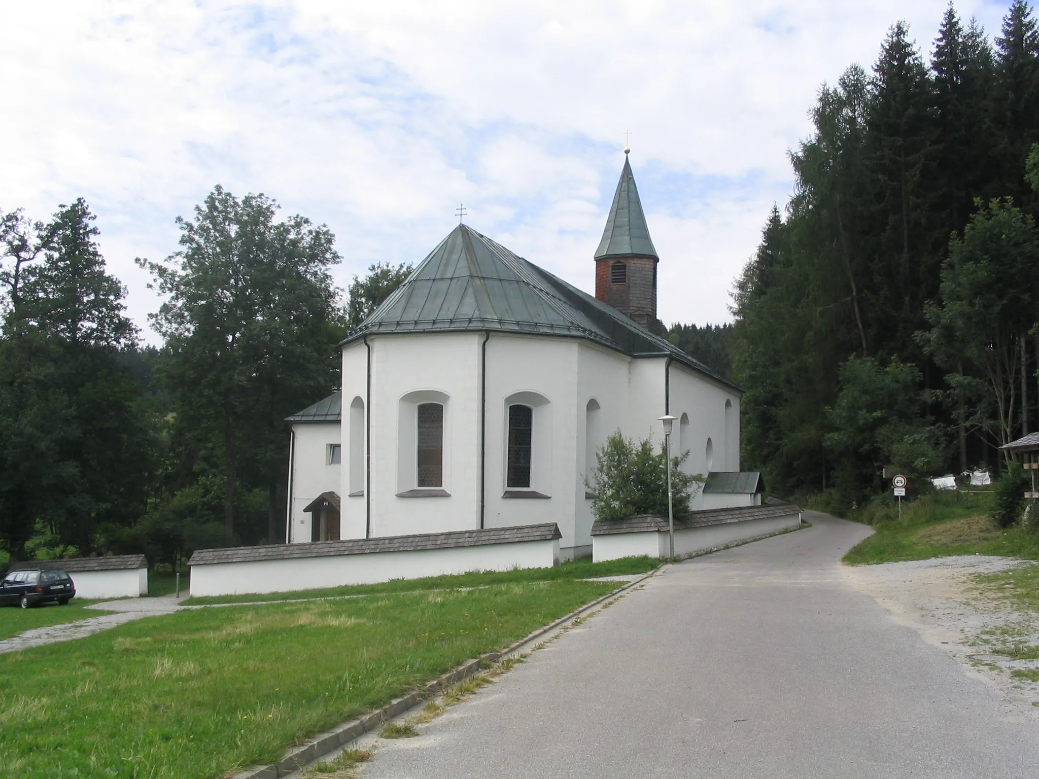 Photo showing: Bischofsmais, Wallfahrtskapelle St. Hermann, aufgenommen am 28.07.2007 von Dr. Hagen Graebner