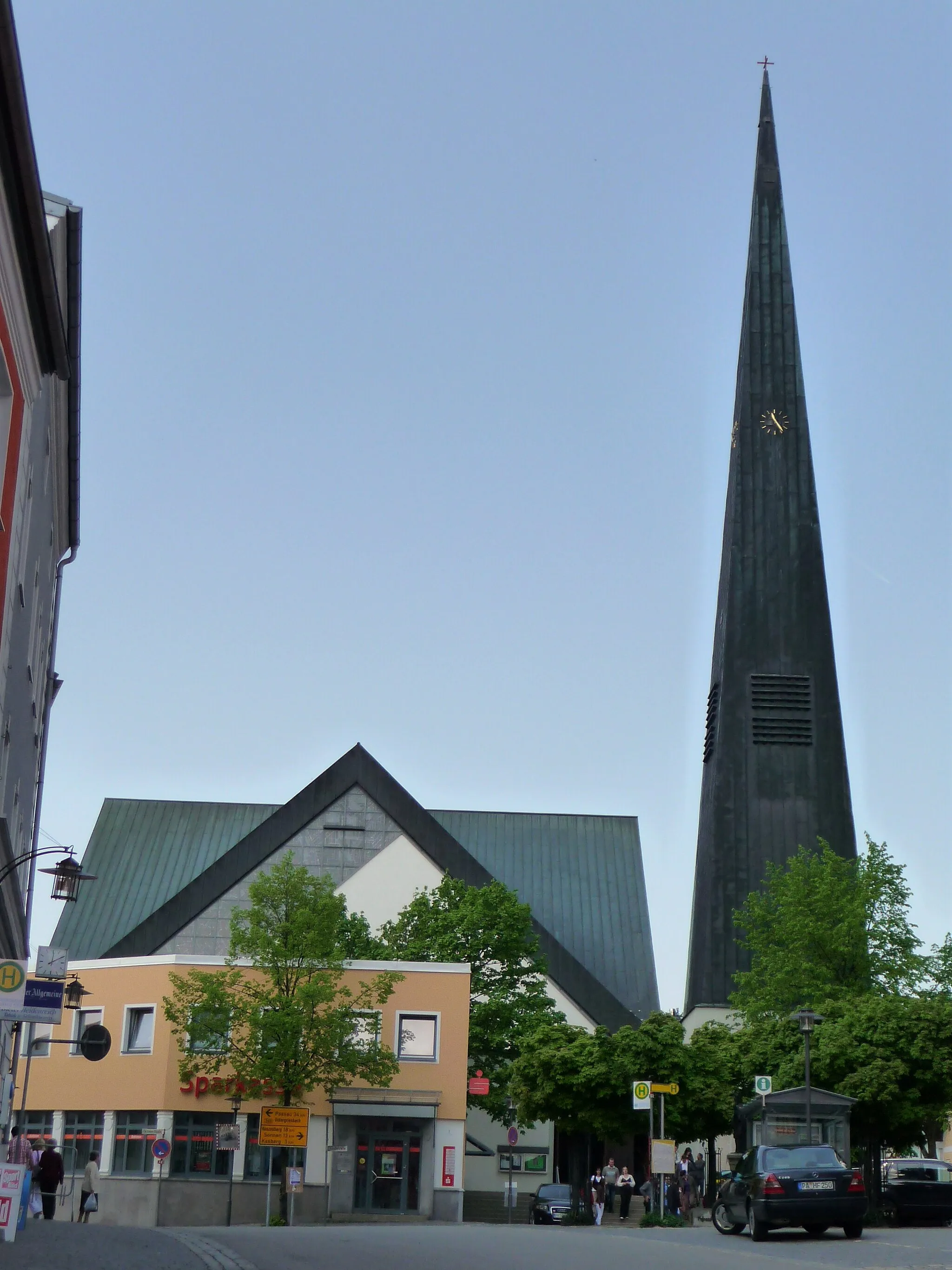 Photo showing: Die Pfarrkirche St. Johannes der Täufer in Wegscheid