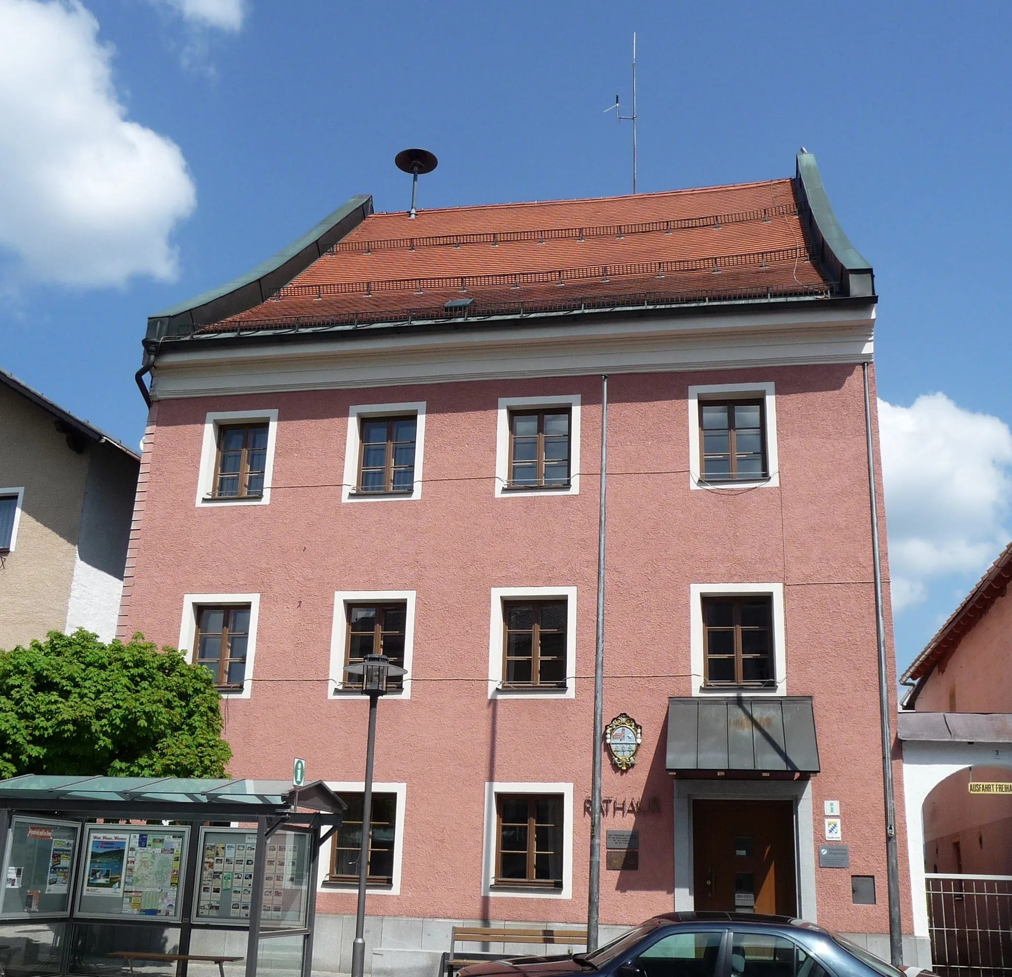 Photo showing: Das Rathaus von Wegscheid