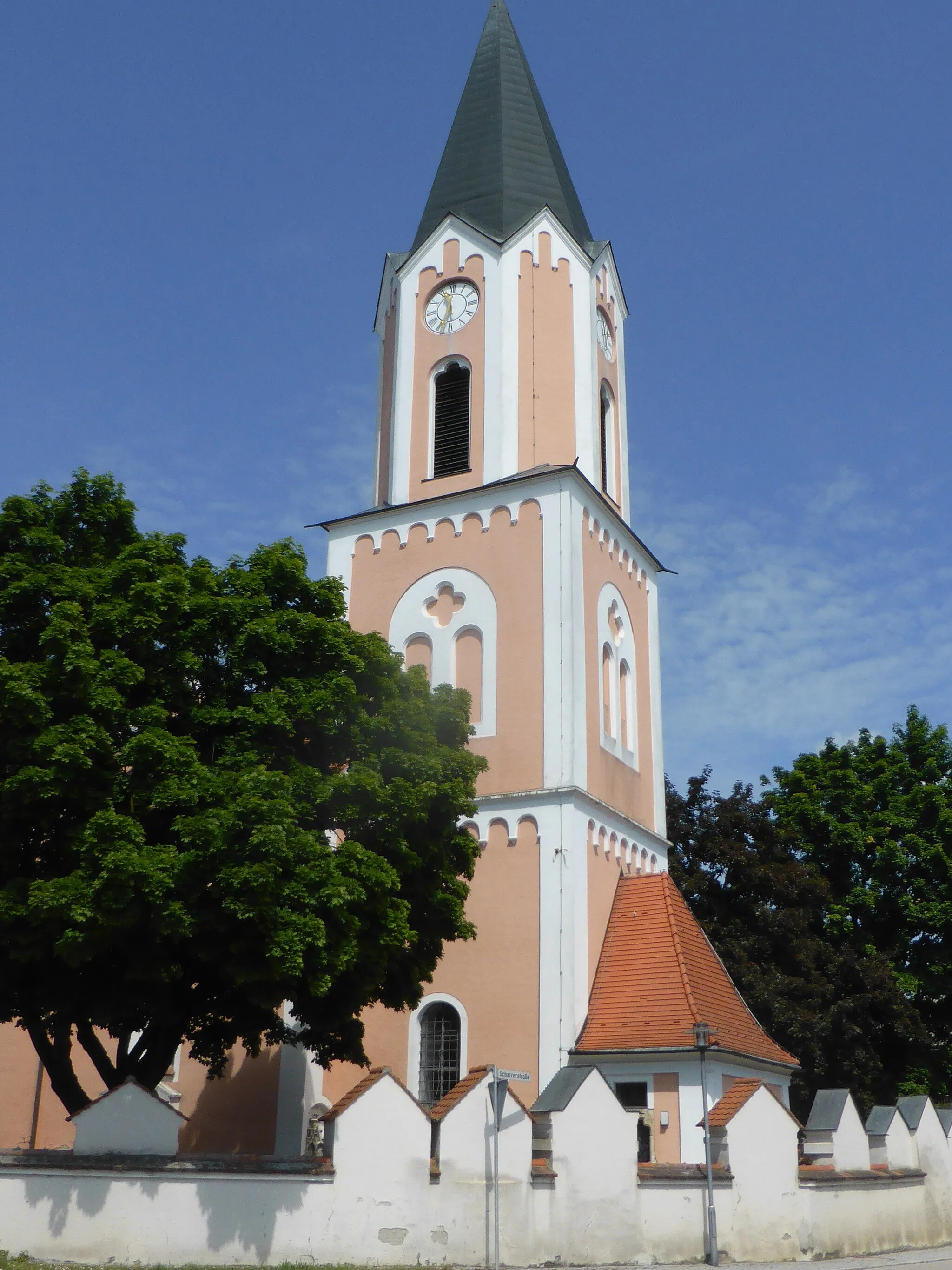 Photo showing: Kirche St. Georg (Großköllnbach)
