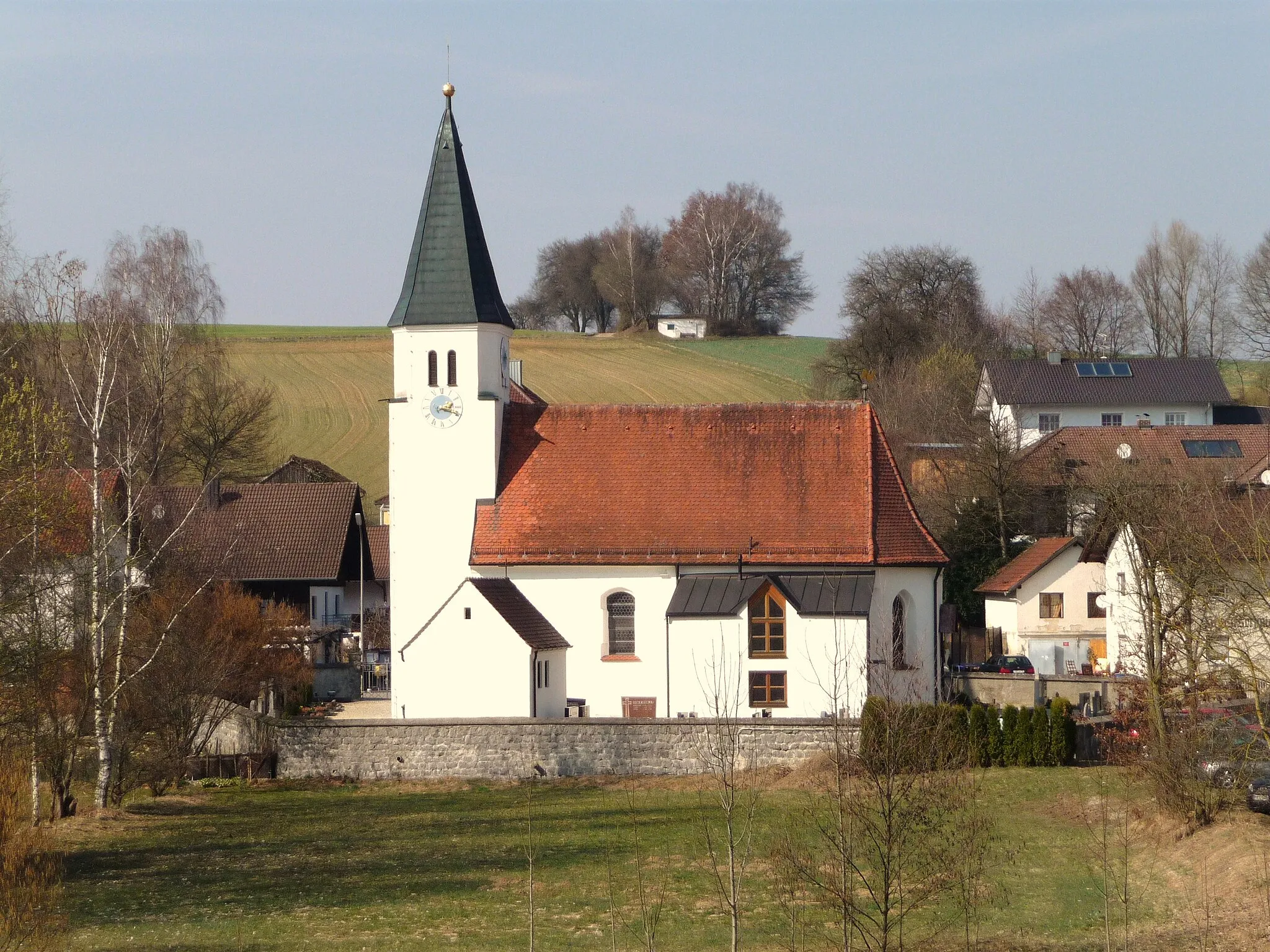 Photo showing: Die Kirche St. Martin in Oberiglbach