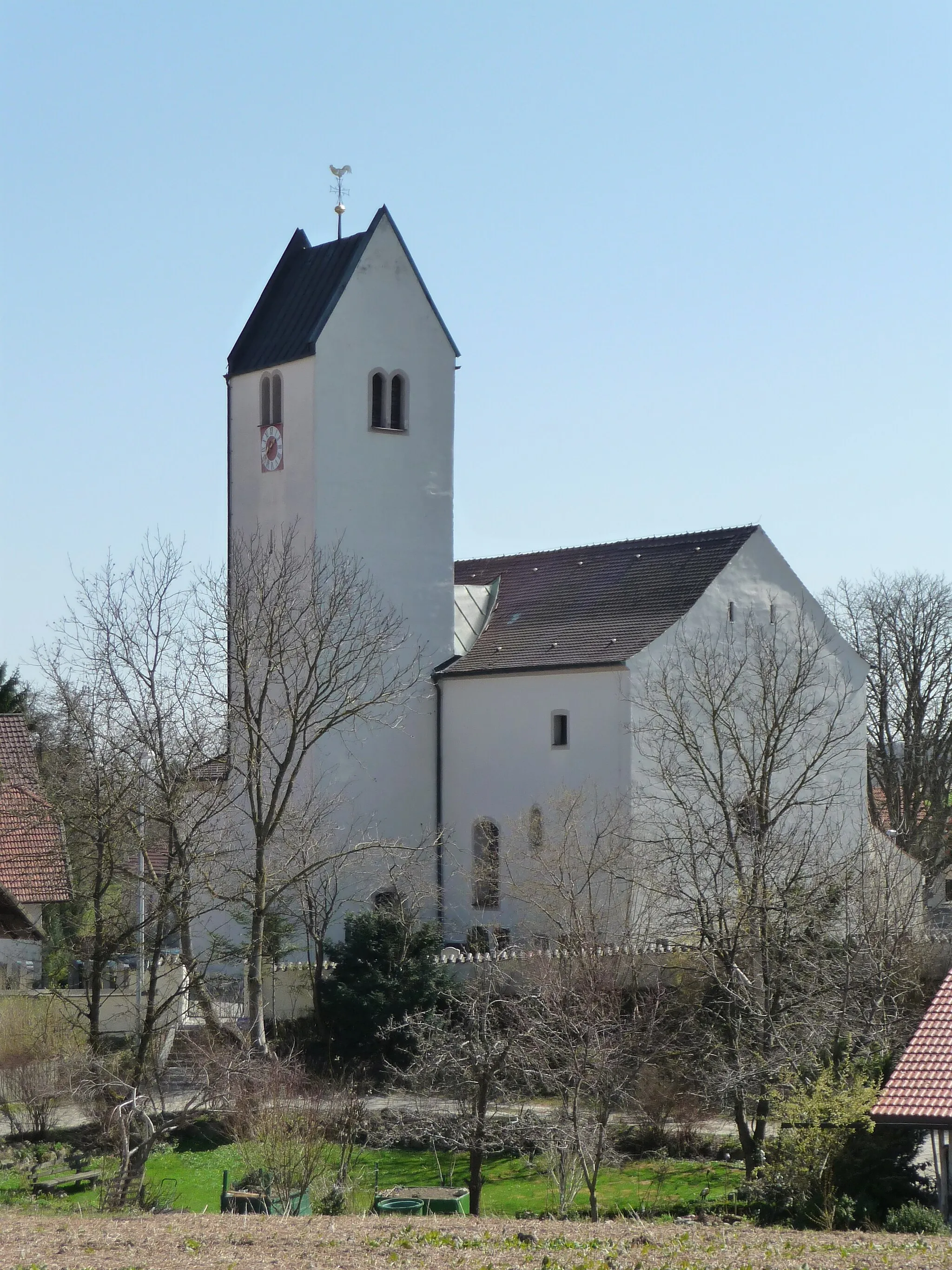 Photo showing: Die Pfarrkirche St. Philippus und Jakobus in Hader