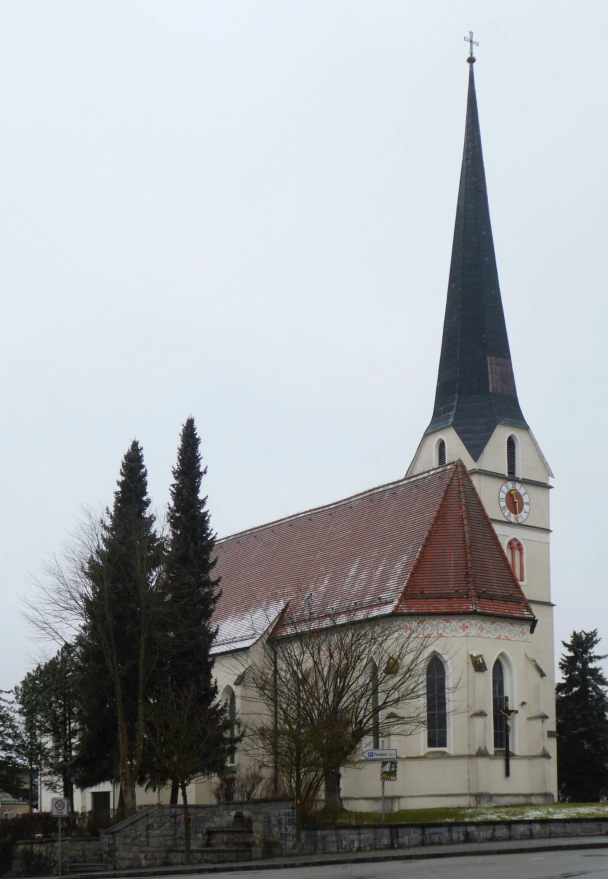 Photo showing: Sulzbach am Inn, Stephanskirche von Südosten.