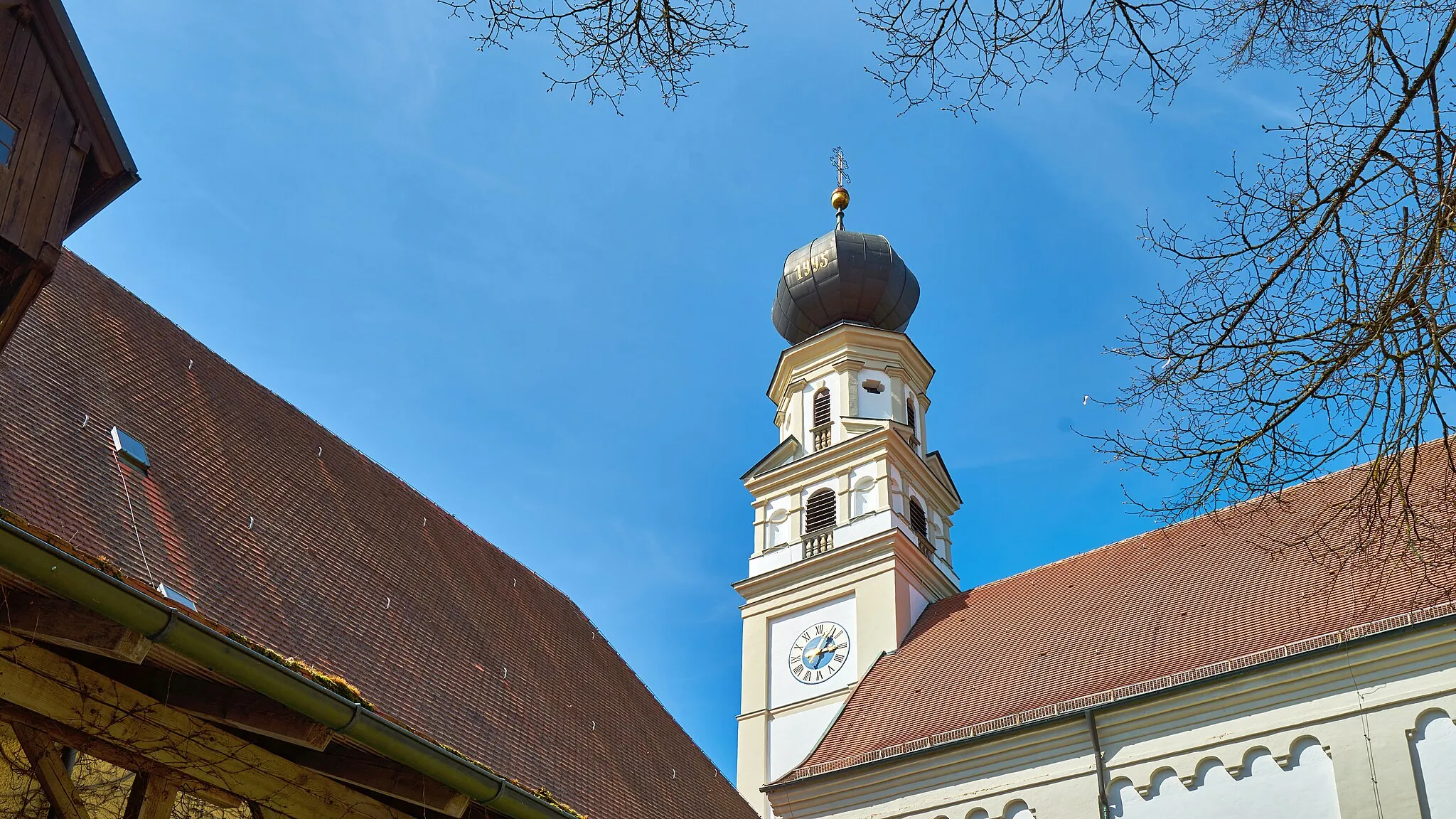 Photo showing: Pfarrkirche Hl. Dreifaltigkeit St. Salvator Bad Griesbach, Ansicht von Südosten