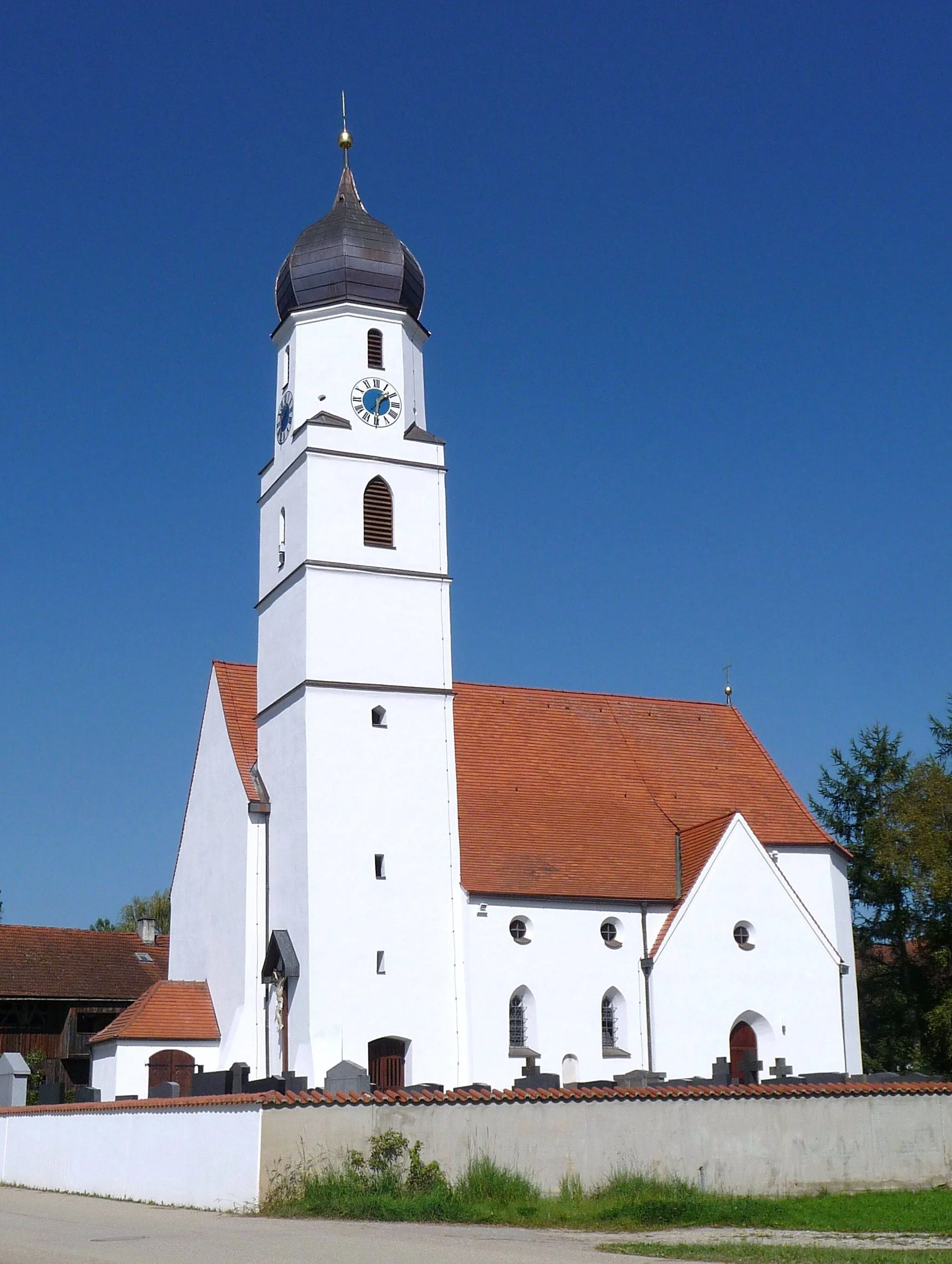 Photo showing: Die Kirche St. Martin in Dirnaich
