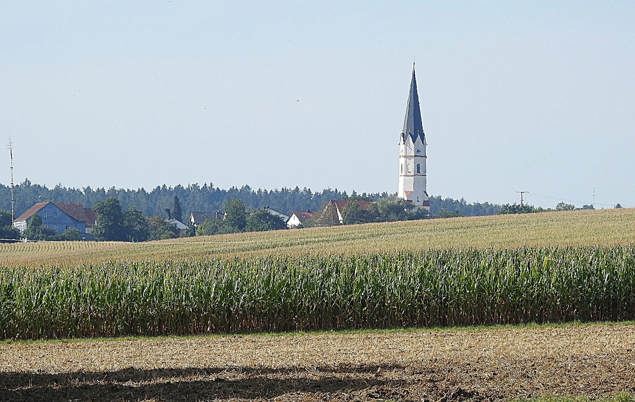 Photo showing: Frauenbiburg, Dingolfing, von Norden