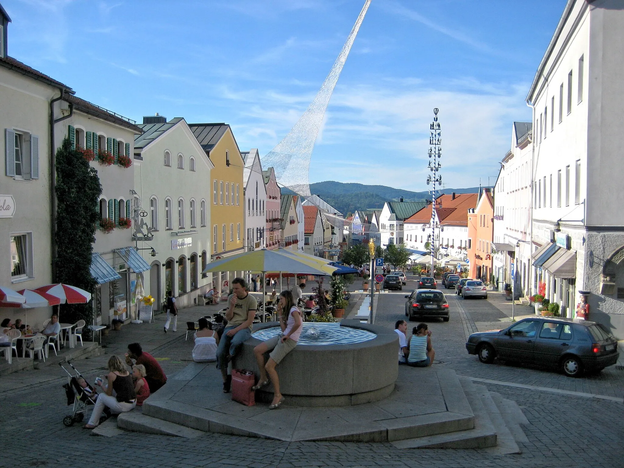 Photo showing: Marktplatz of Waldkirchen