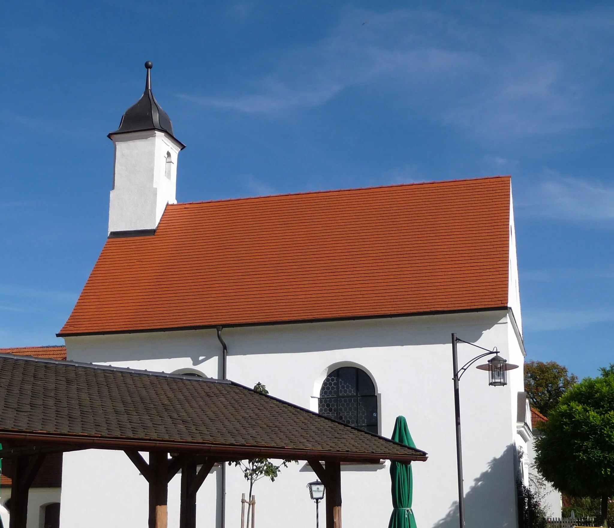 Photo showing: Die Schlosskapelle St. Johannes Nepomuk in Hohenthann