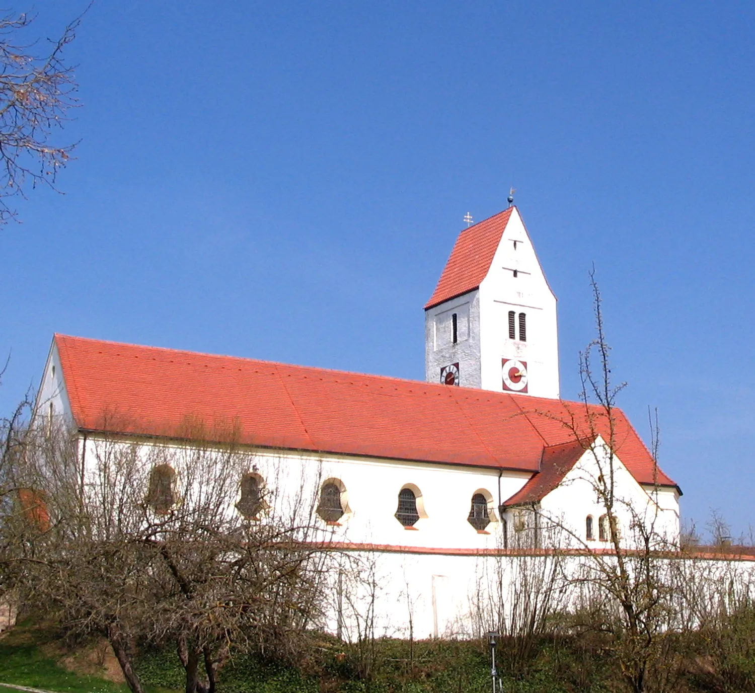 Photo showing: Dorfkirche St.Elisbeth in Kirchdorf (Hallertau)