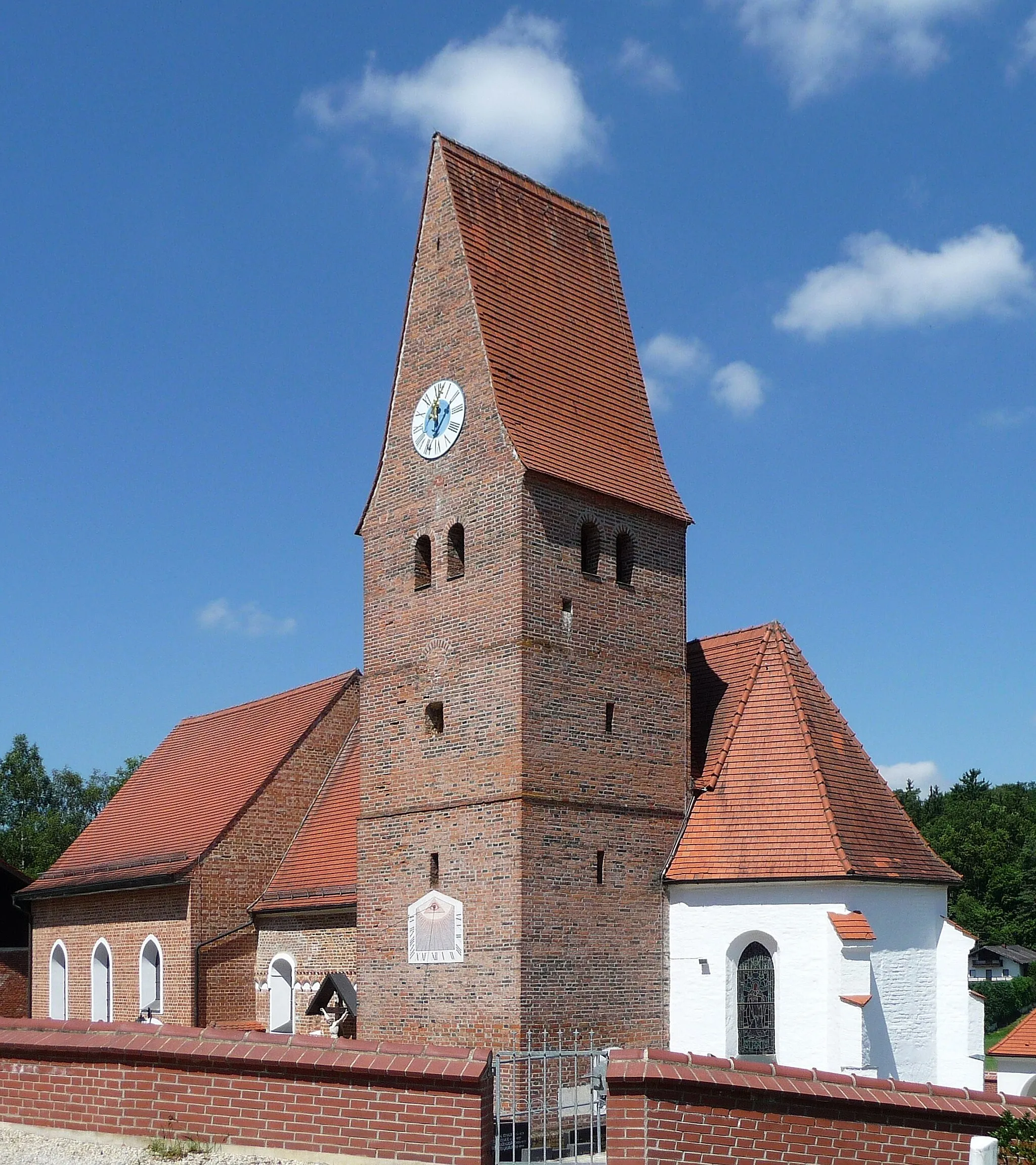 Photo showing: Die Expositurkirche St. Ägidius in Unterzeitlarn