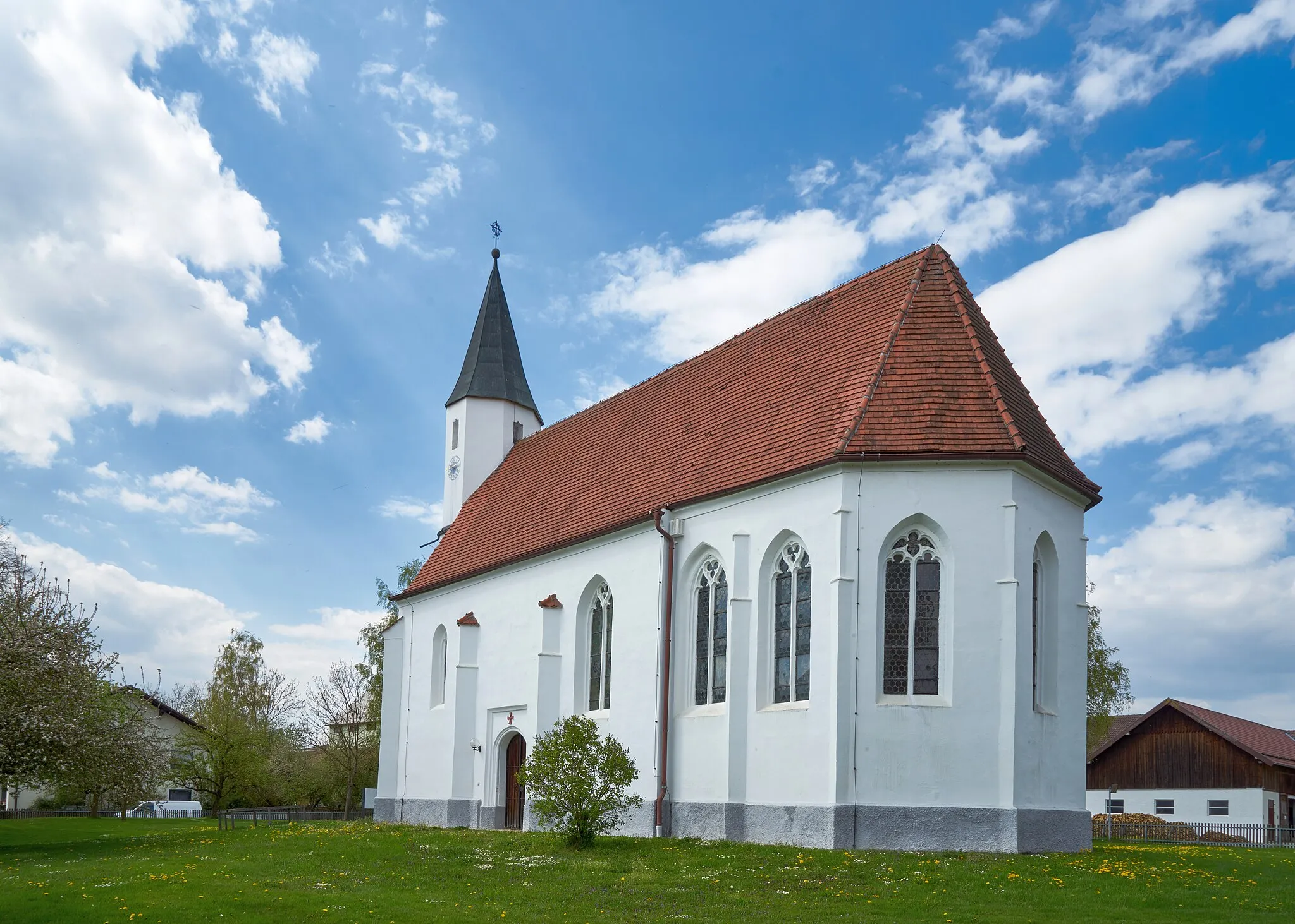 Photo showing: Katholische Filialkirche St. Otmar, Kriestorf - Ansicht von Südosten