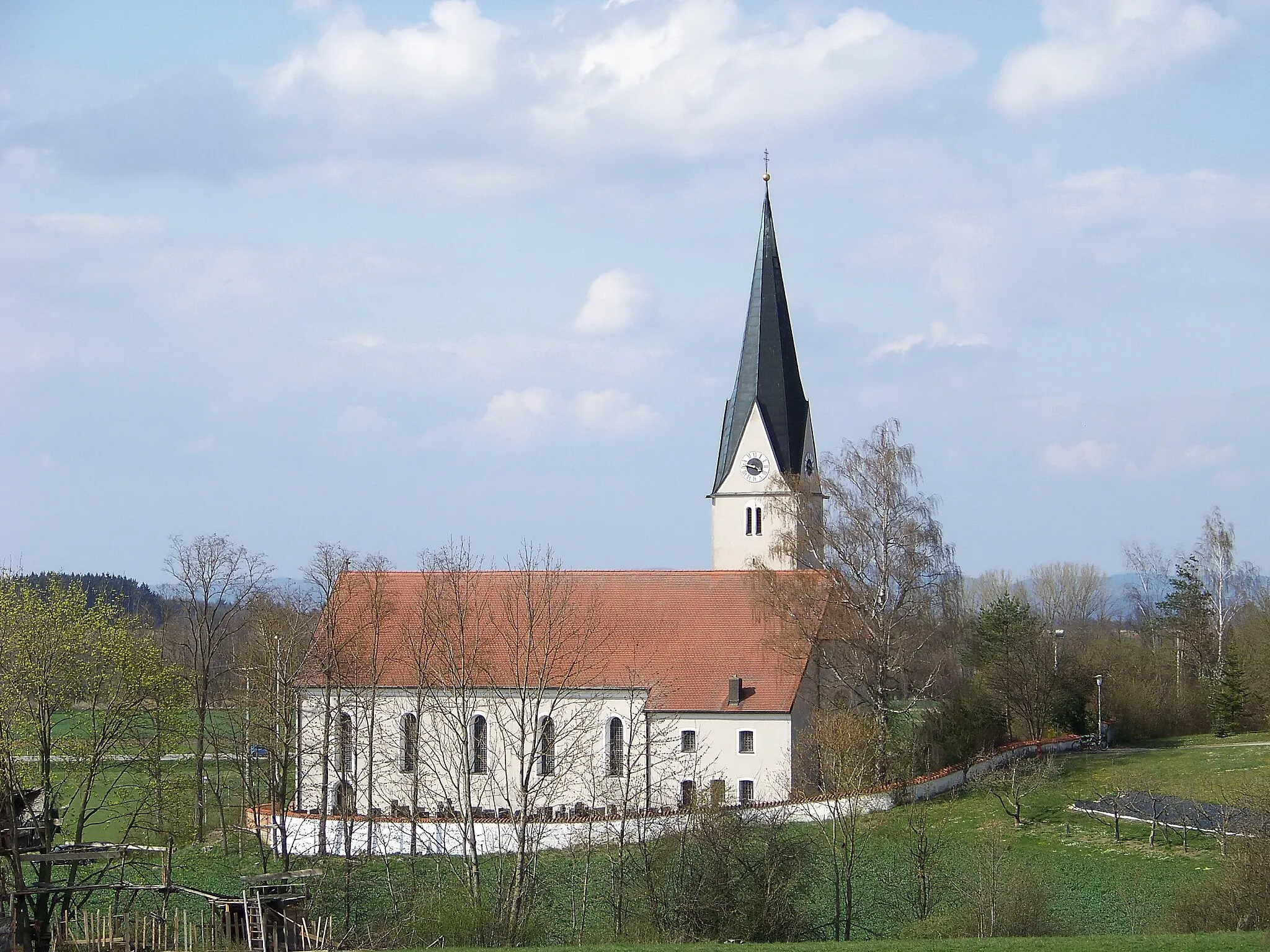 Photo showing: Perkam, Pfarrkirche Mariae Himmelfahrt