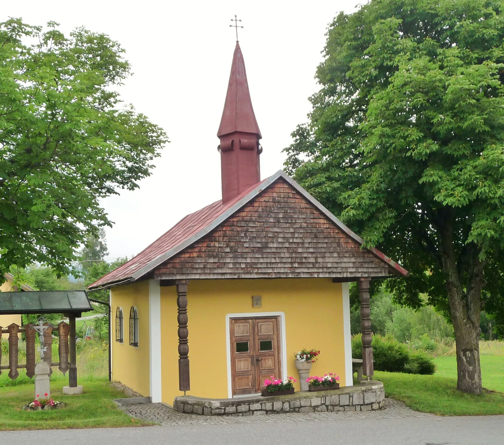 Photo showing: Die Dorfkapelle von Flanitz