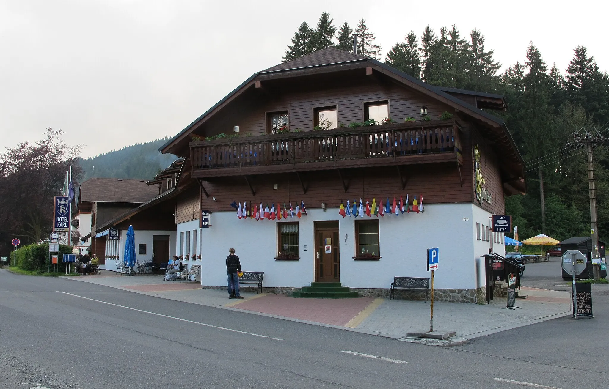 Photo showing: Hotel in Špičák near Ruda in Klatovy District