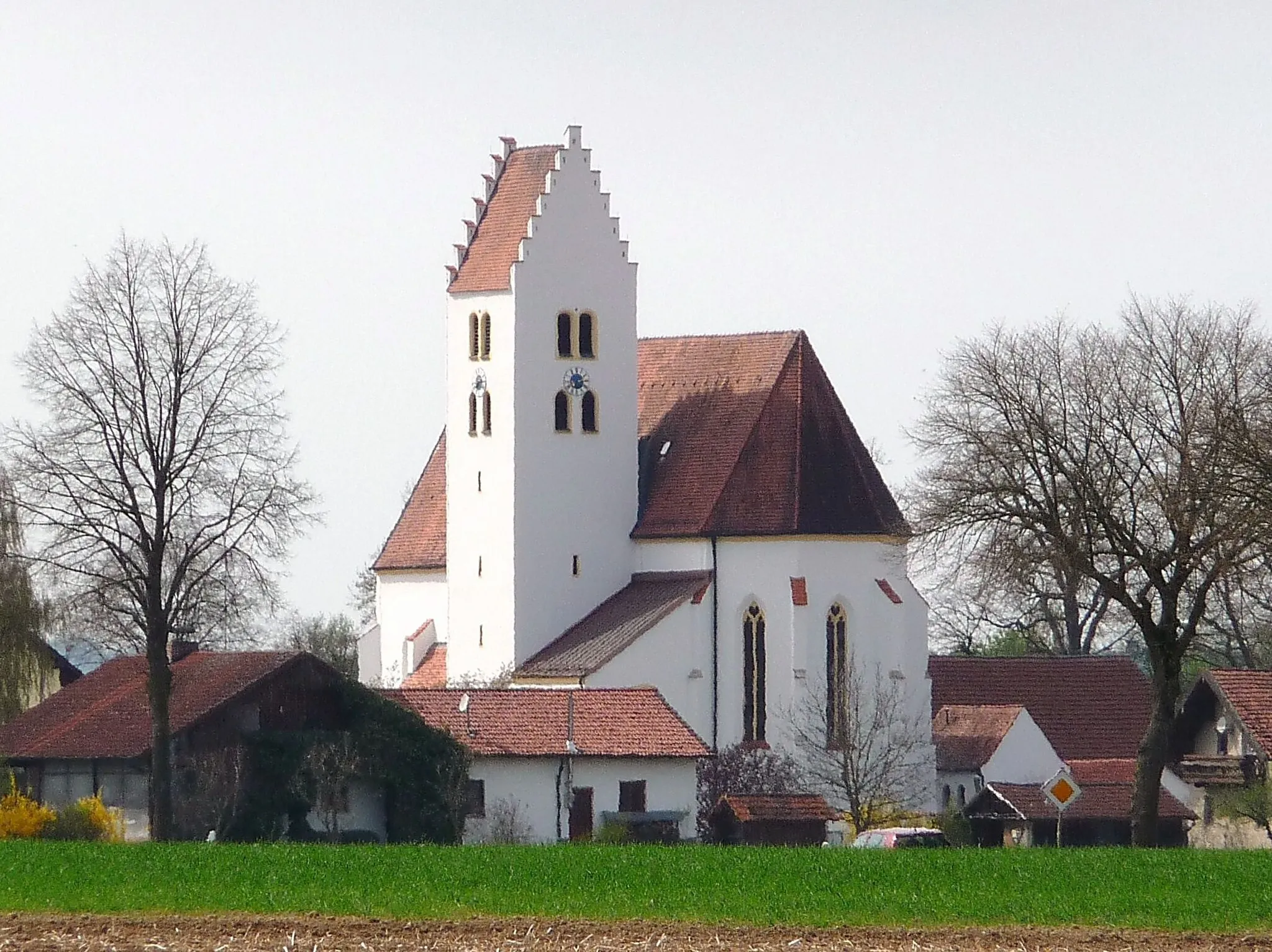 Photo showing: Die Pfarrkirche St. Laurentius in Dornach