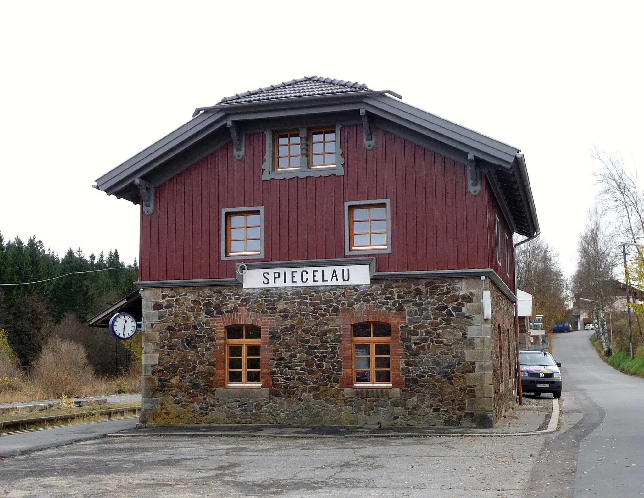 Photo showing: Der Waldbahnhof Spiegelau