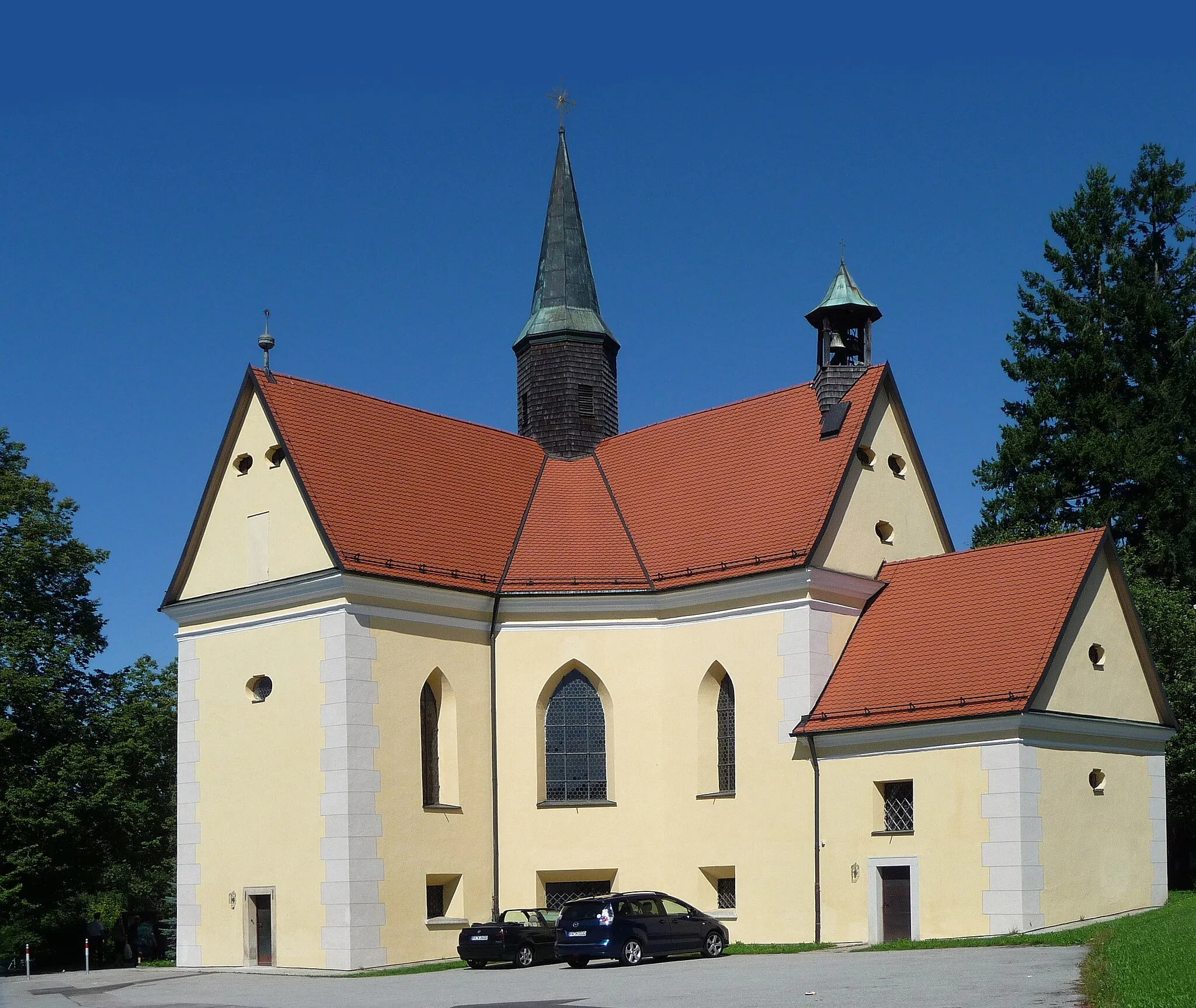 Photo showing: Die Kirche der Expositur St. Korona im Passauer Ortsteil Korona