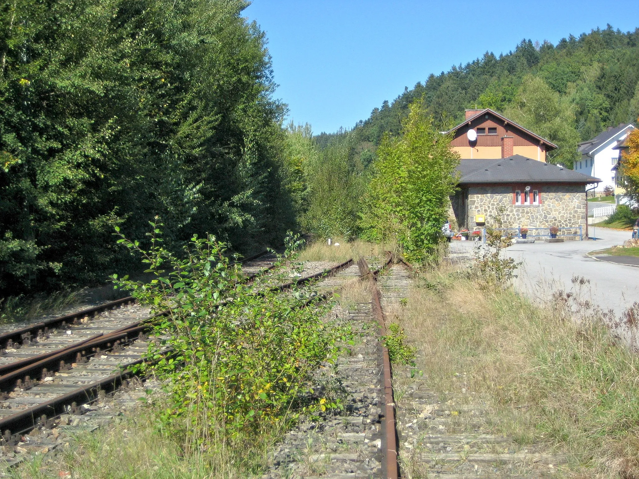 Photo showing: Ilztalbahn, ehemaliger Bahnhof in Kalteneck