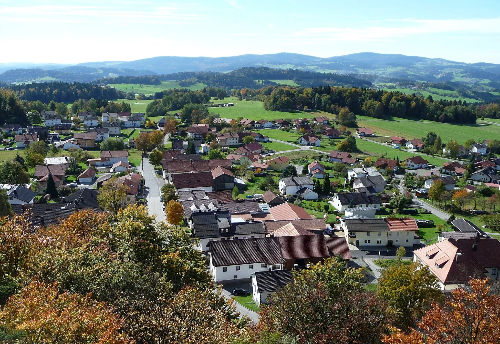 Photo showing: Blick vom Aussichtsturm auf Oberkreuzberg