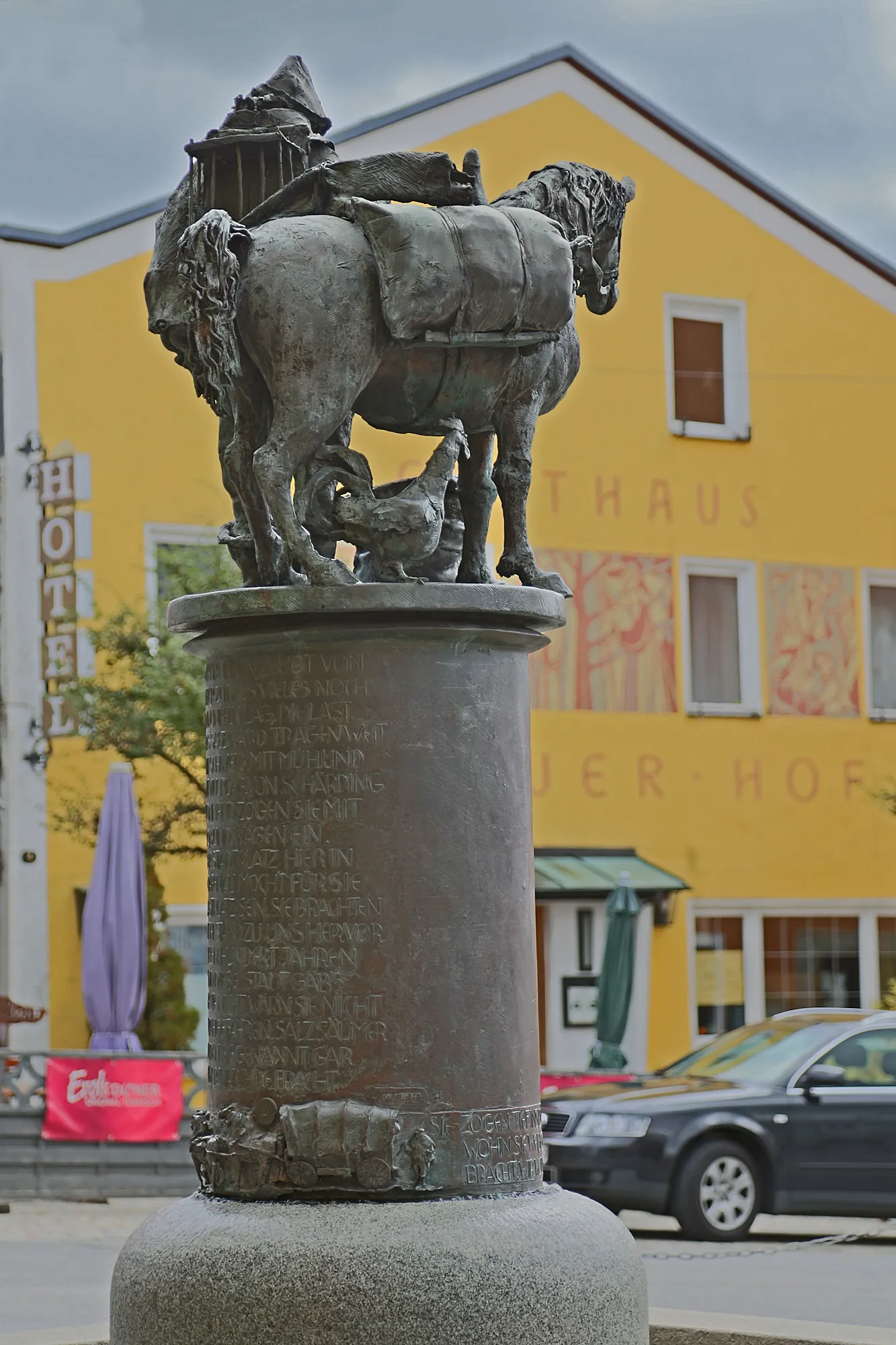 Photo showing: Fountain figure in Grafenau, Germany.