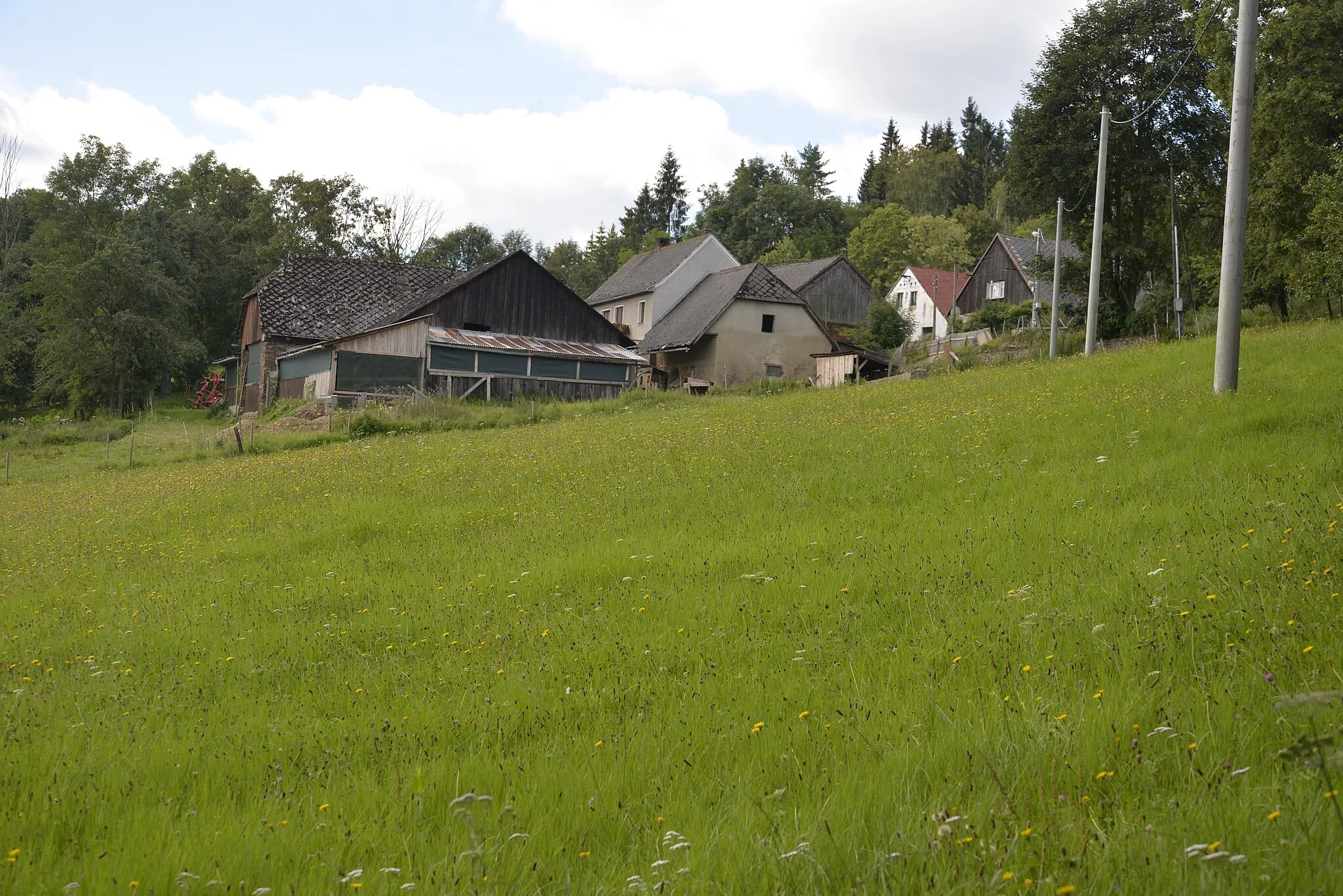 Photo showing: Nová Víska - small village, part of en:Petrovice u Sušice in Klatovy District