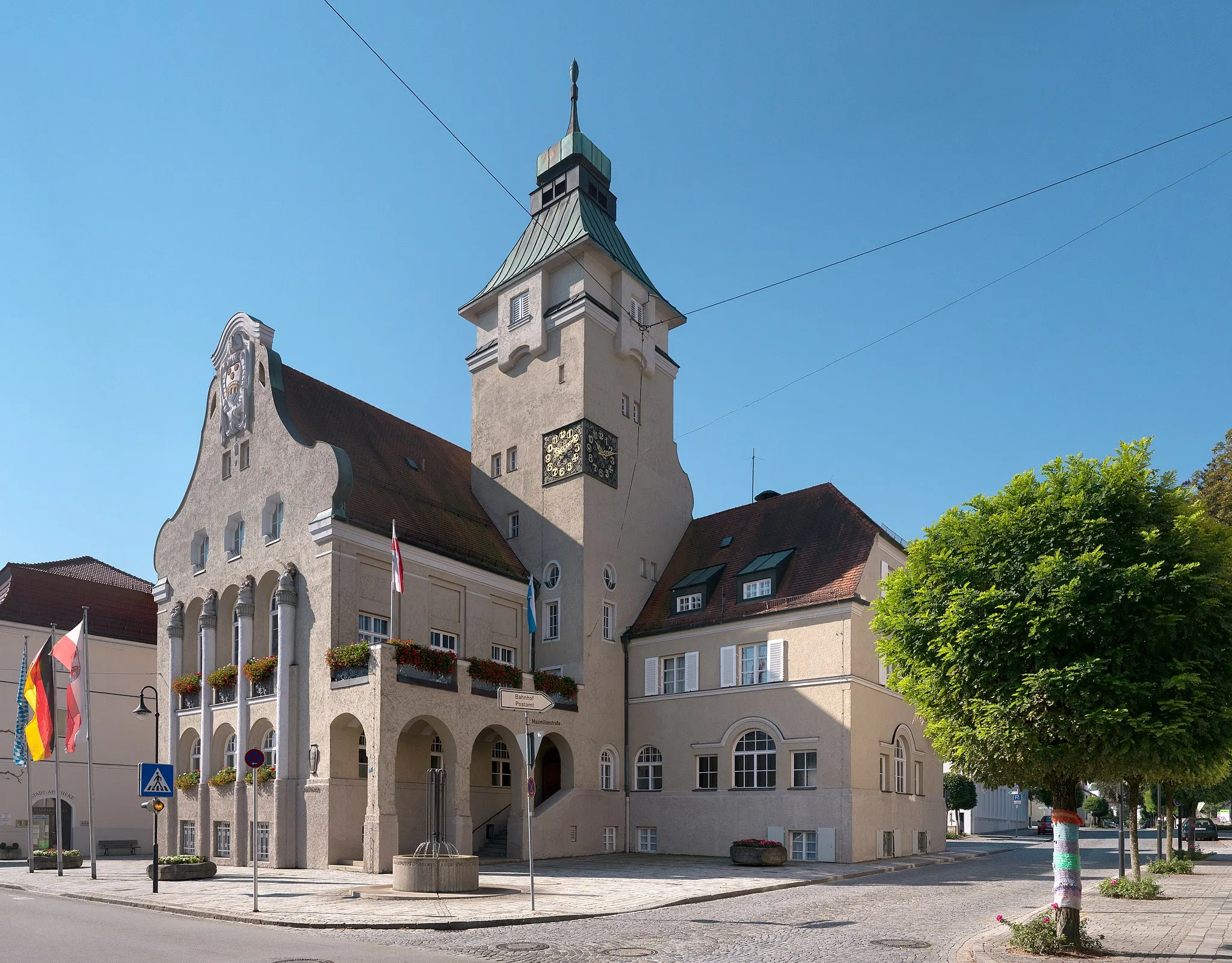 Photo showing: Simbach am Inn: Rathaus