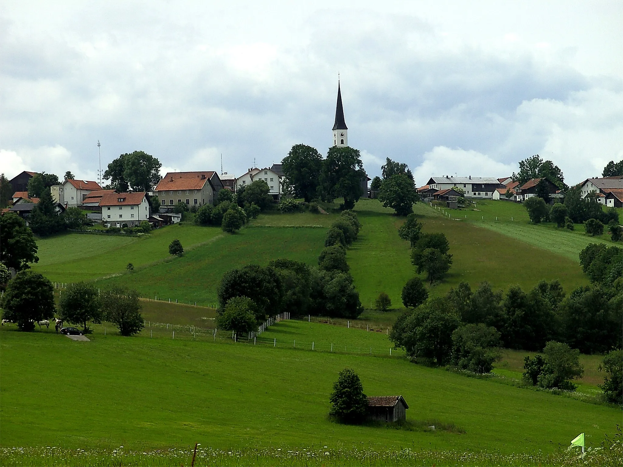 Photo showing: Kreuzberg, ein Dorf in der Gemeinde der Stadt Freyung im Landkreis Freyung-Grafenau.