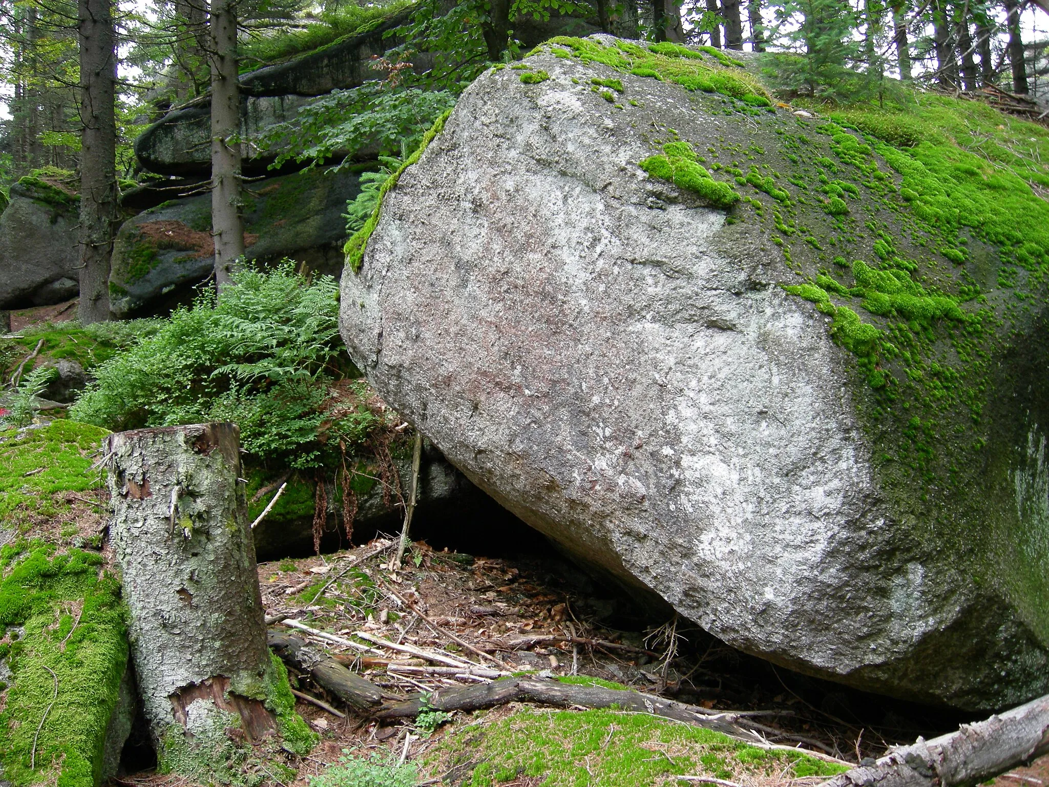 Photo showing: Teufelsschüssel bei Schwarzenberg