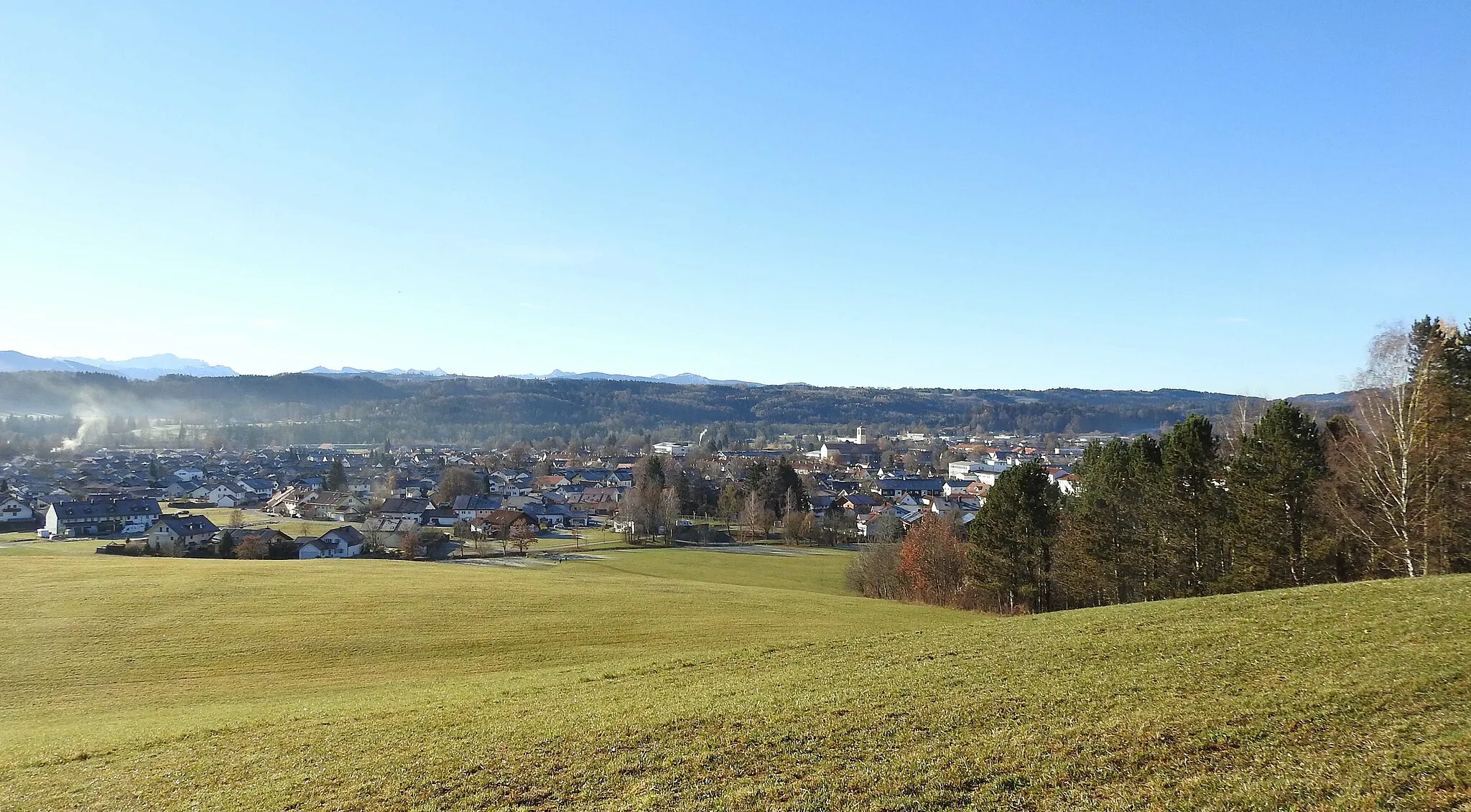 Photo showing: Wörth, der südliche Teil von Peißenberg