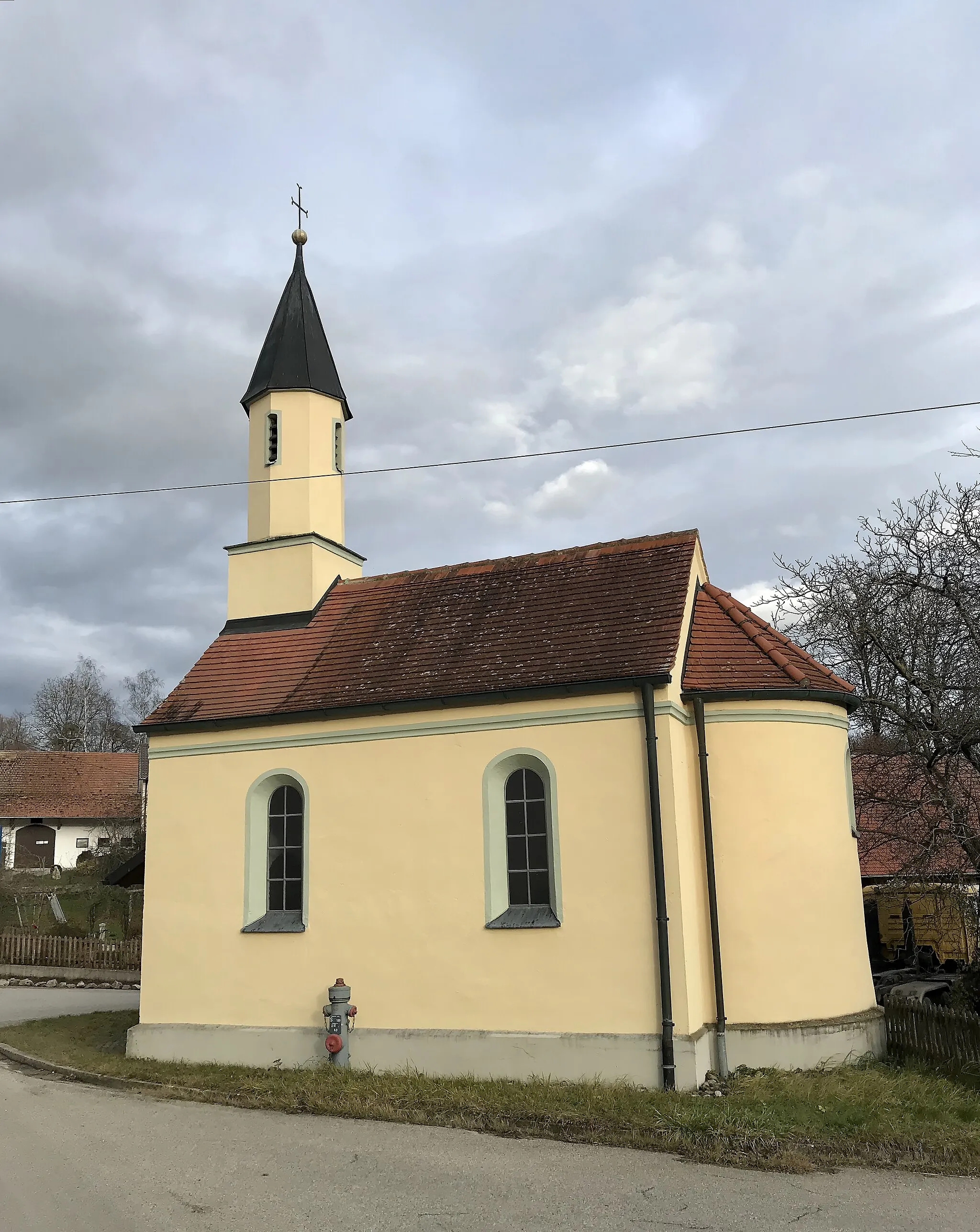 Photo showing: Kapelle St. Maria in Oberschönbach bei Kühbach im Landkreis Aichach-Friedberg