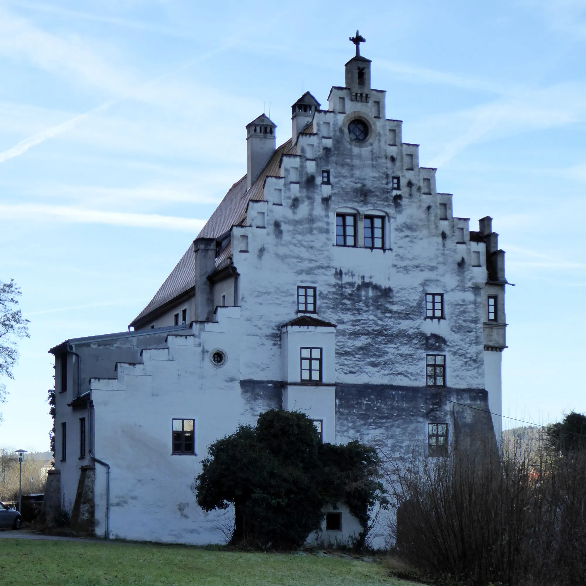 Photo showing: Schloss Wanghausen, Nordostseite.