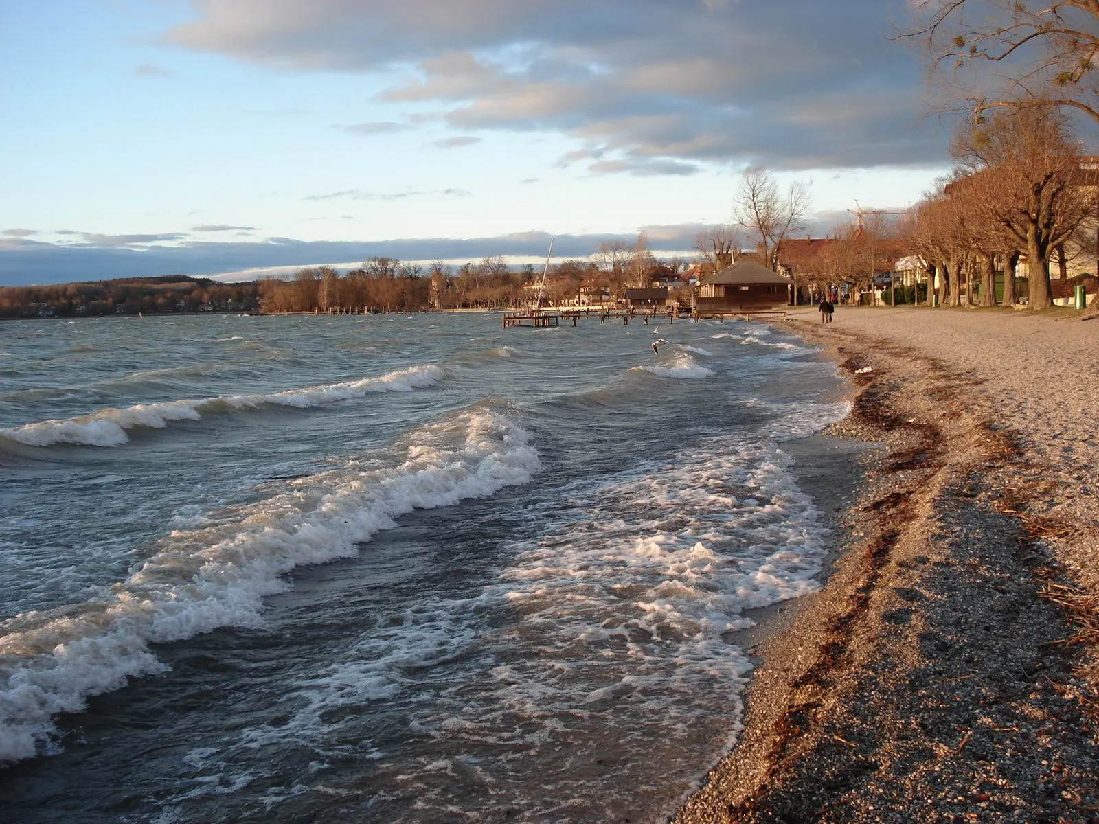 Photo showing: Die Herrschinger Bucht im Winter