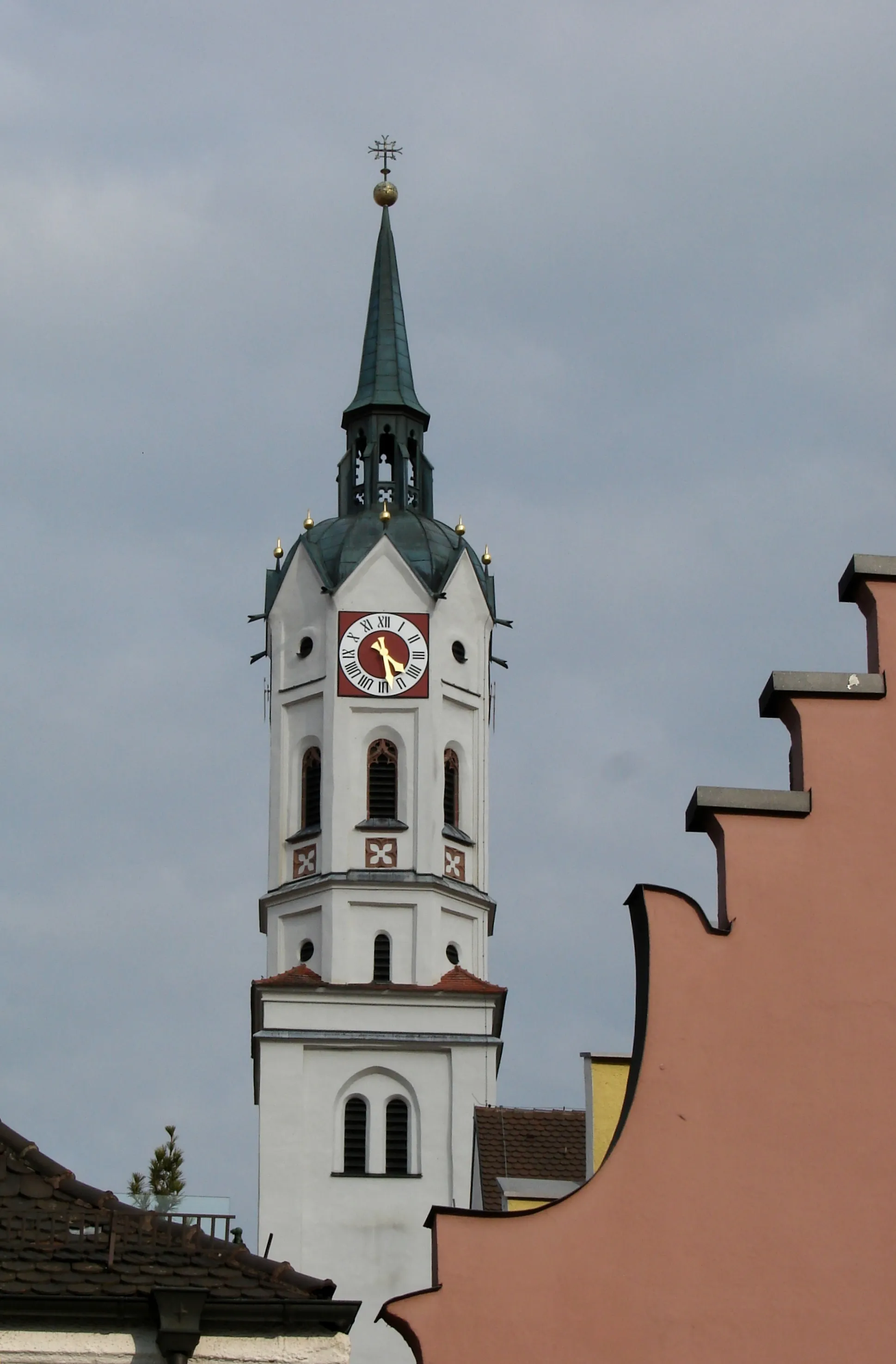Photo showing: Schrobenhausen, tower of St. Jacob's church