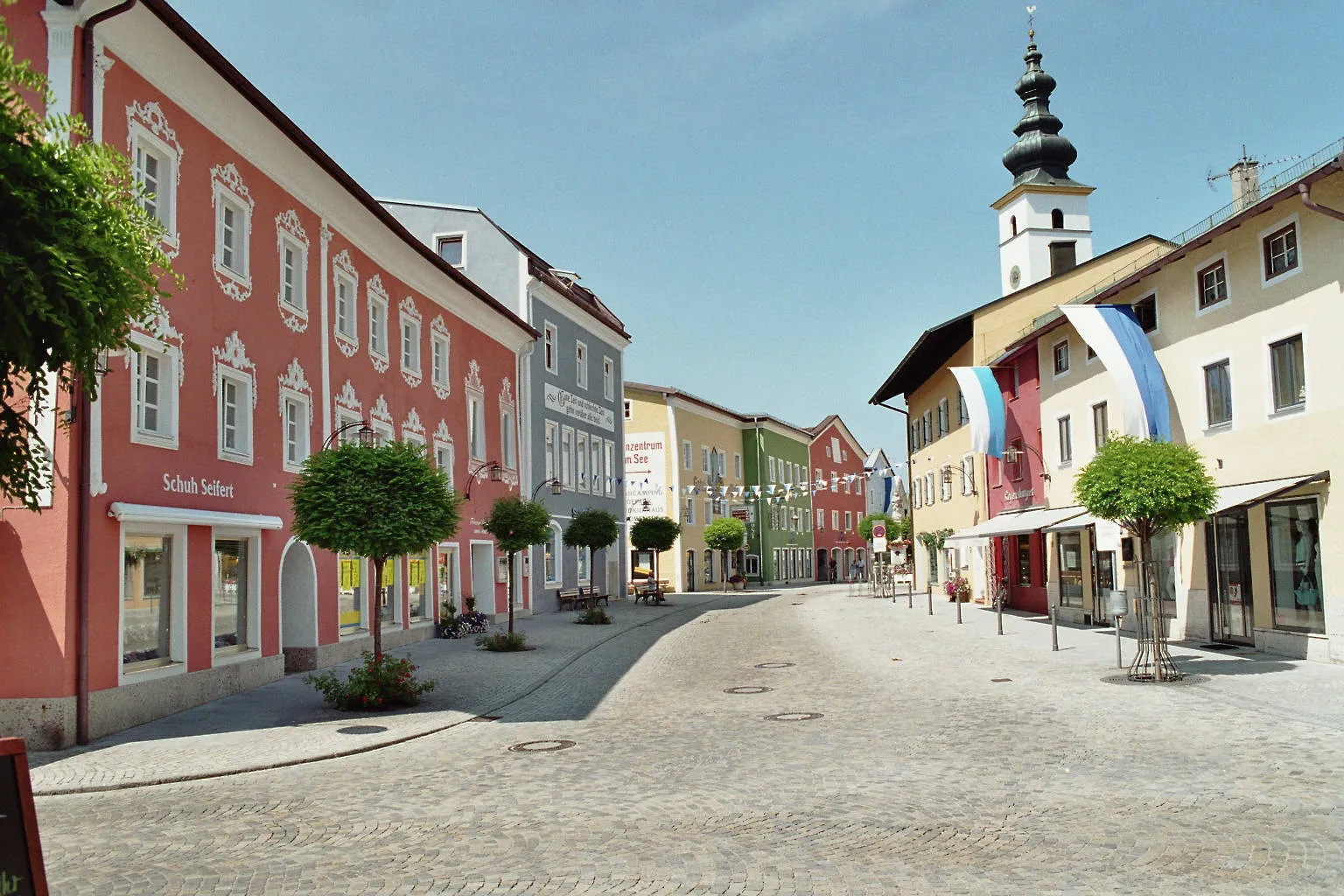 Photo showing: Waging am See, Blick zum Marktplatz