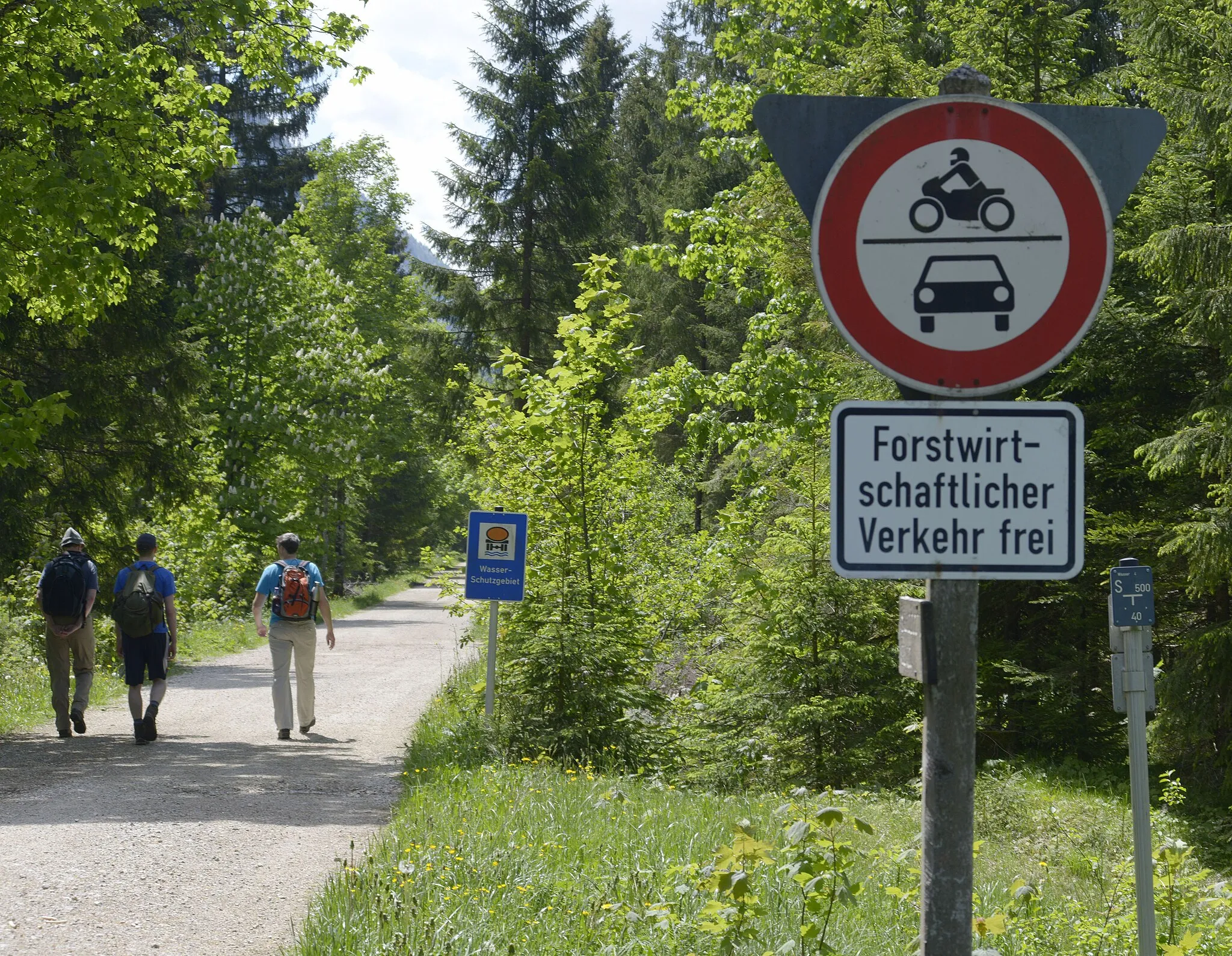 Photo showing: Beschilderung im Bereich der Gmd. Ruhpolding