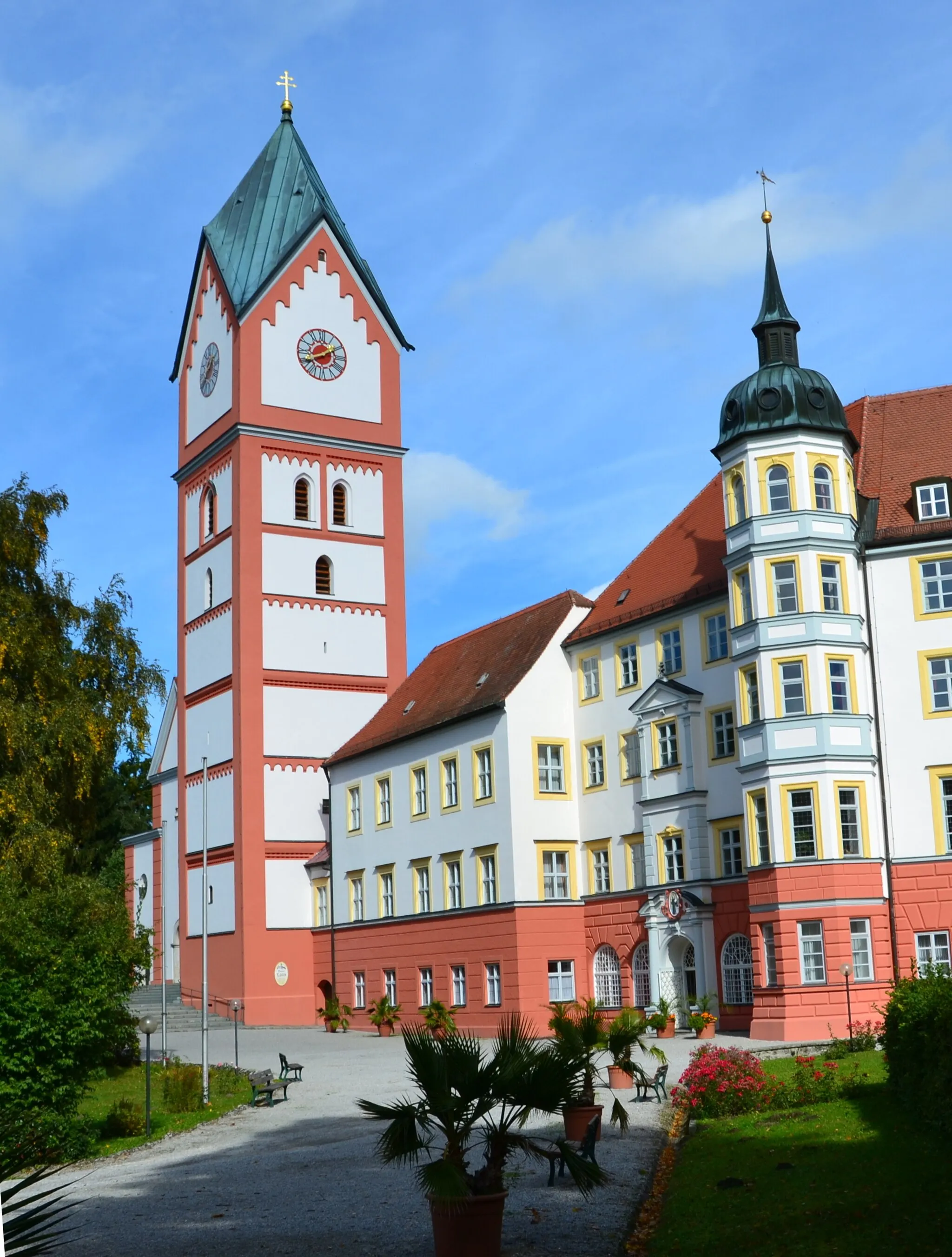 Photo showing: Ansicht Kloster Scheyern Pforte u. Glockenturm