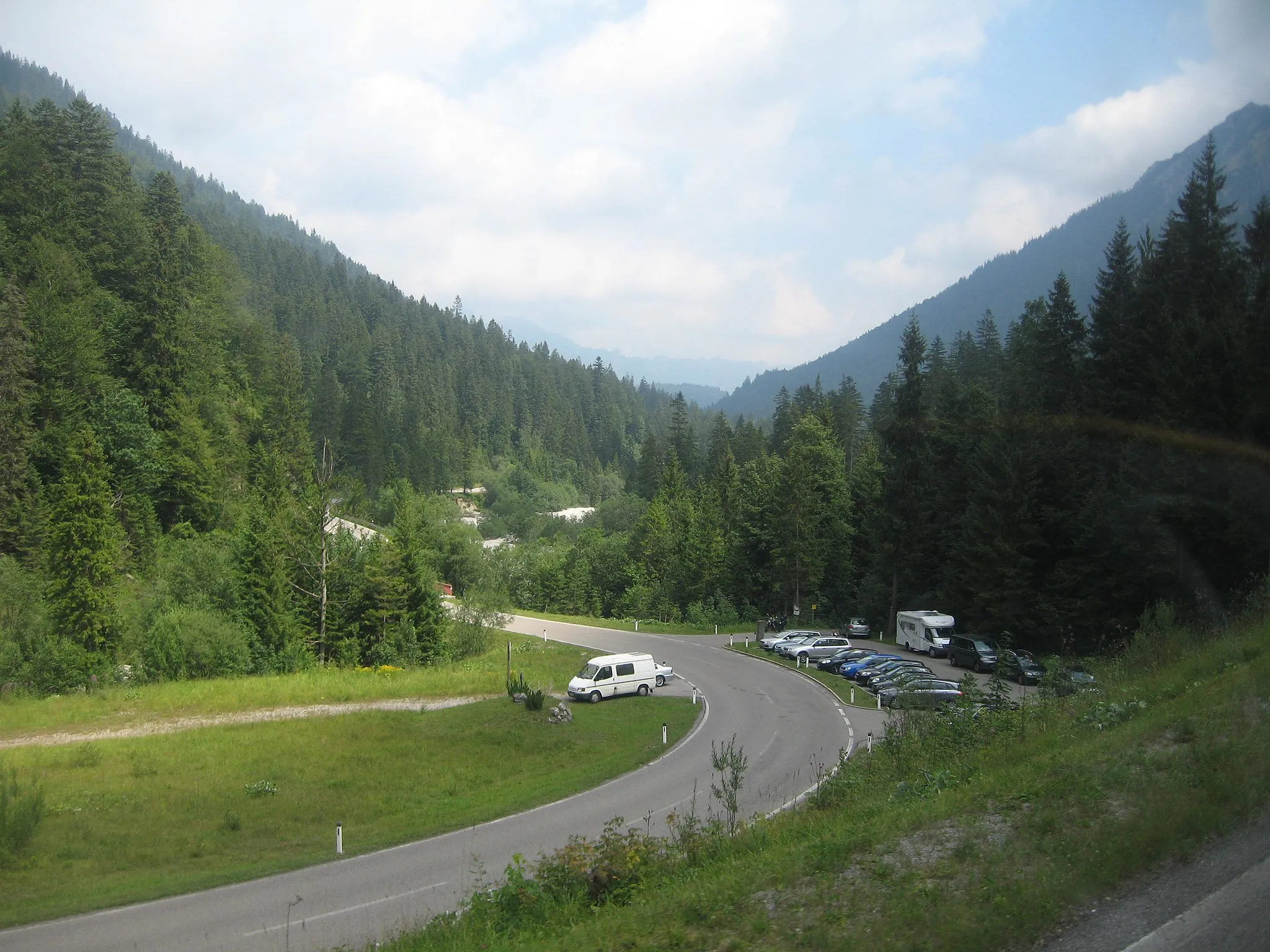 Photo showing: Ammersattel Pass in Ammergauer Alpen