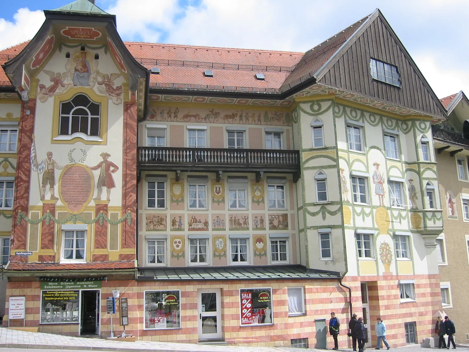 Photo showing: Marienstift in Bad Tölz, Architekt Gabriel von Seidl